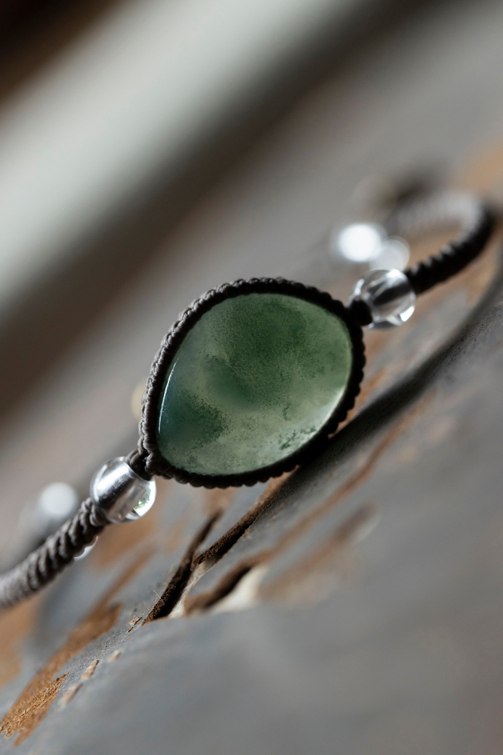 macrame bracelet (aquaprase)