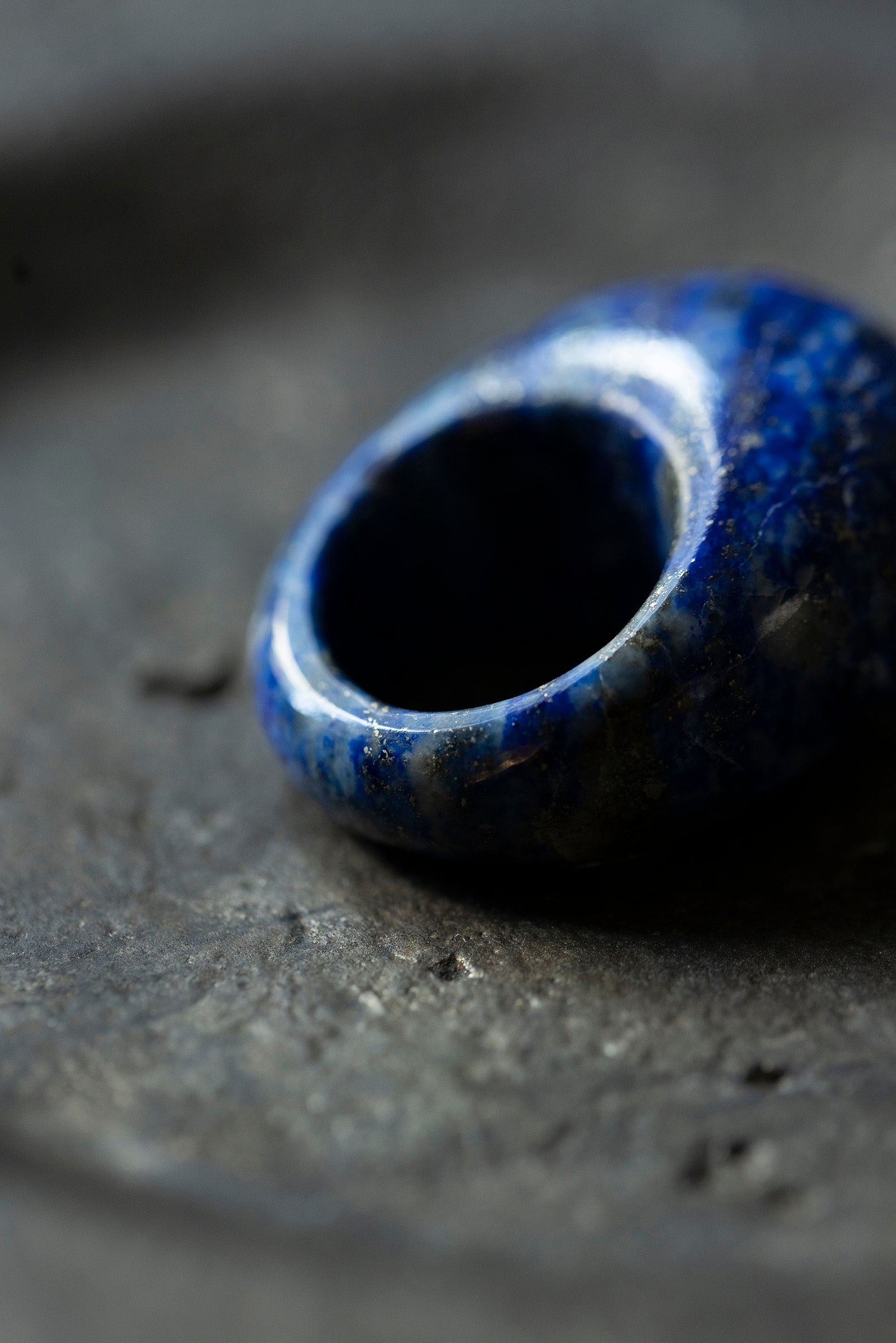 lapis lazuli ring (round)   #11