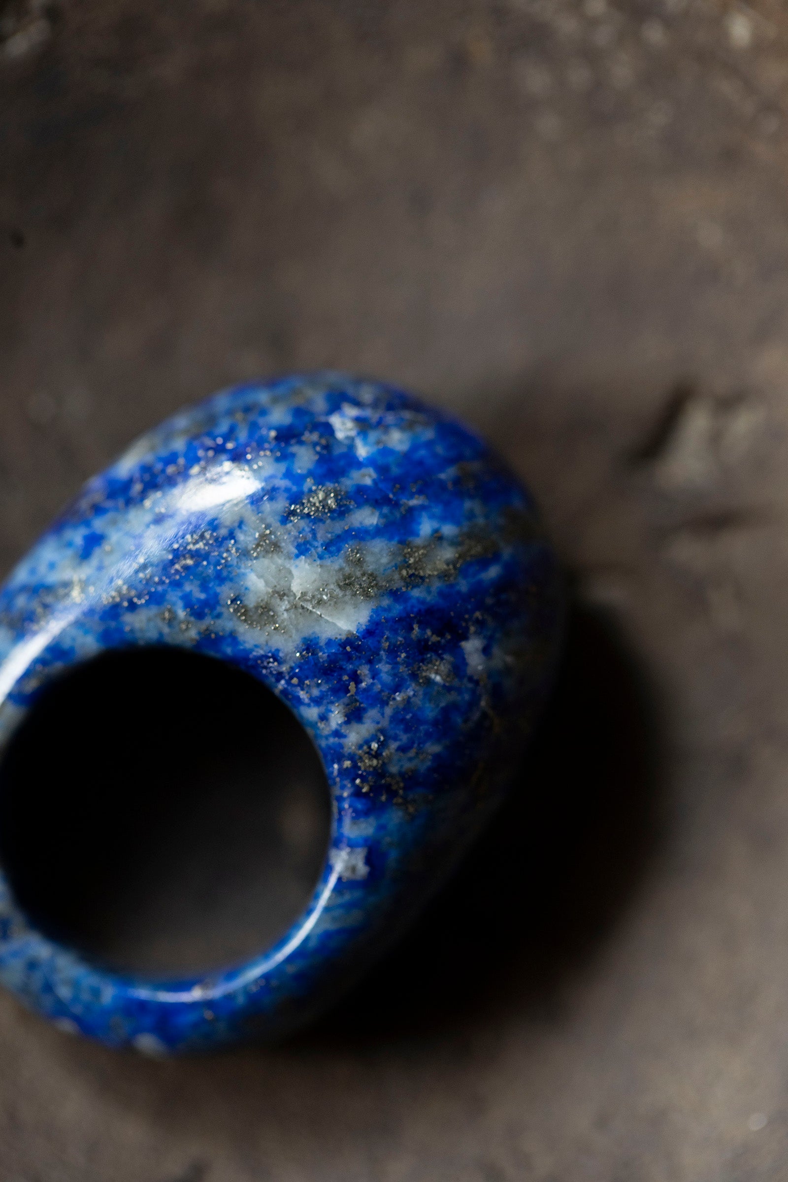 lapis lazuli ring (round)   #11
