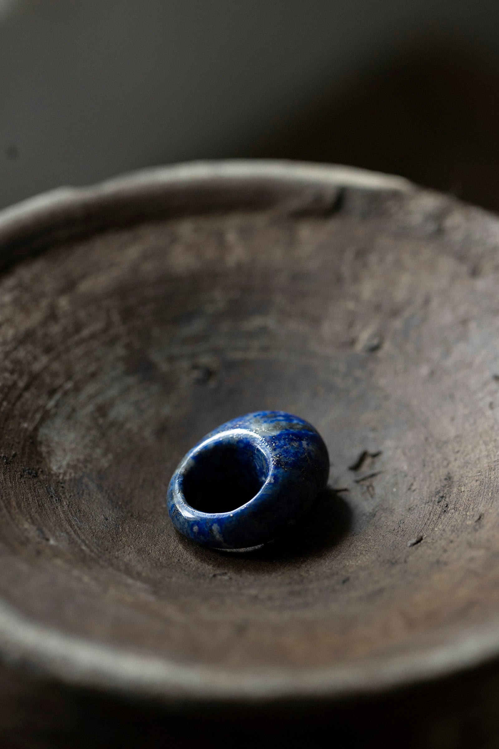 lapis lazuli ring (round)   #11