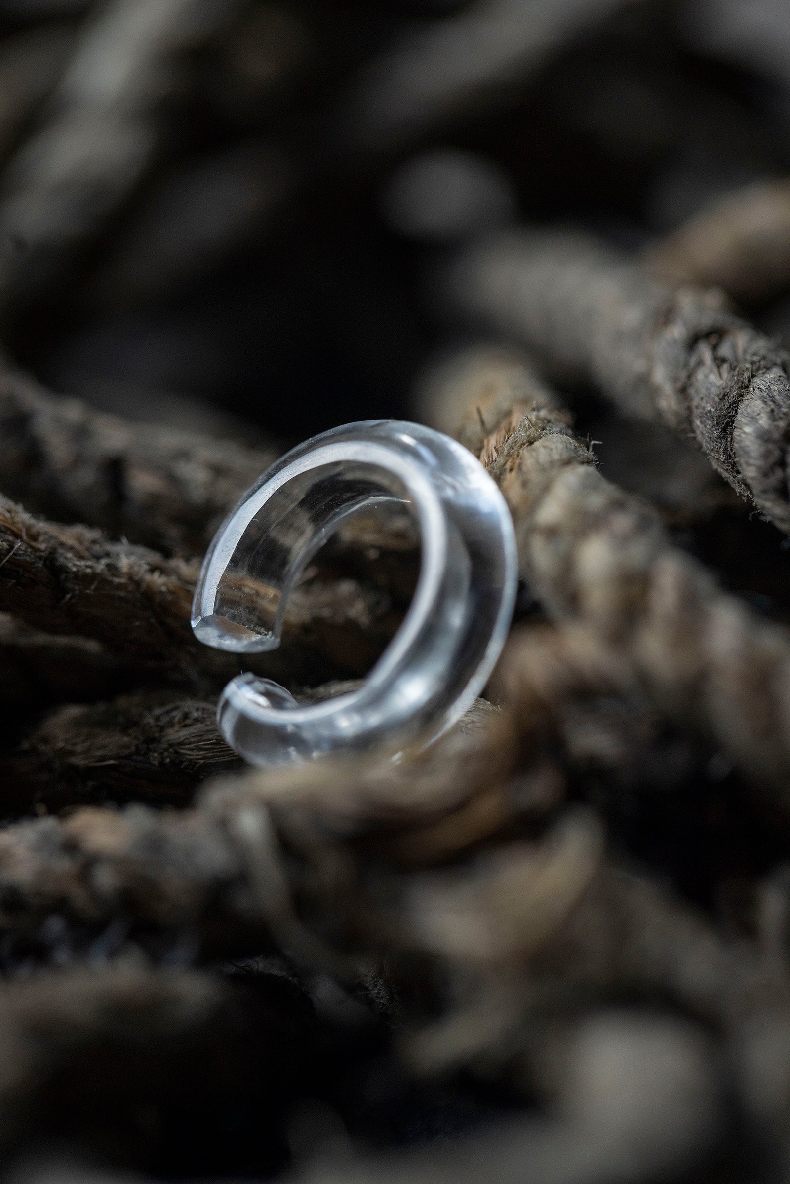 crystal  ear cuff  (single)