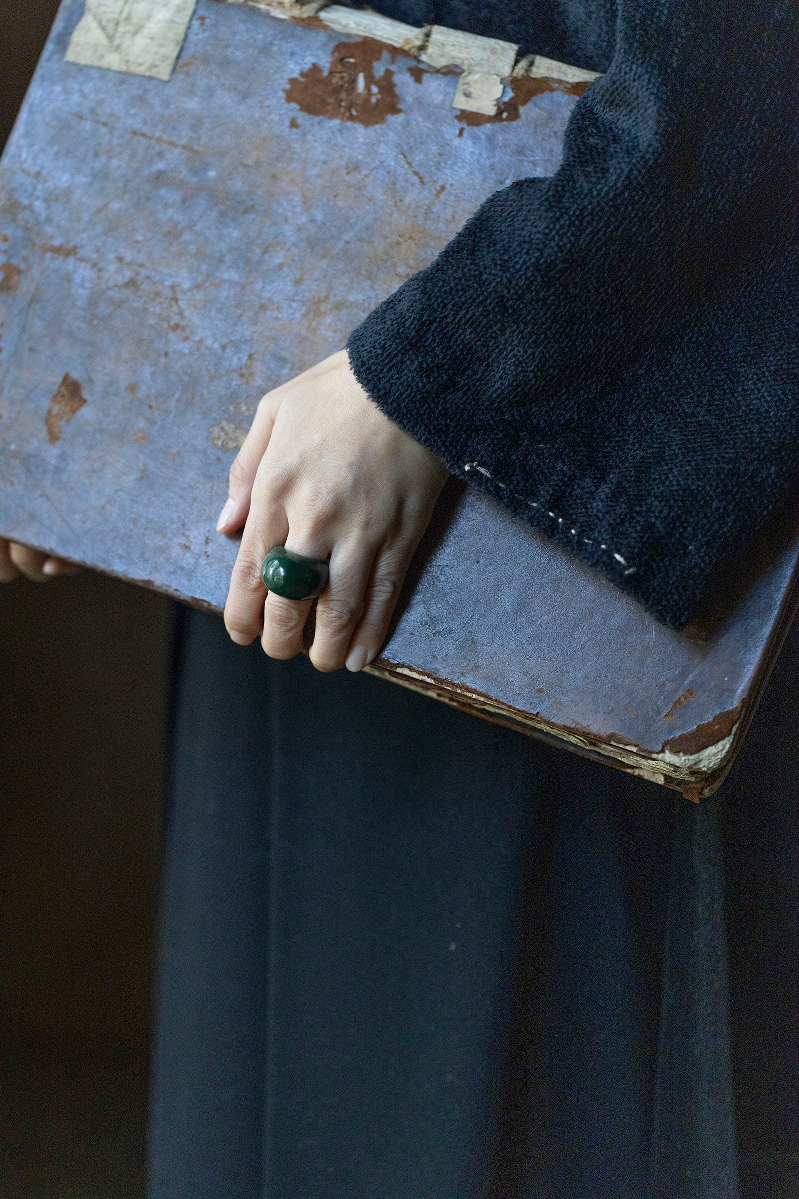 aventurinei ring (round)   #10