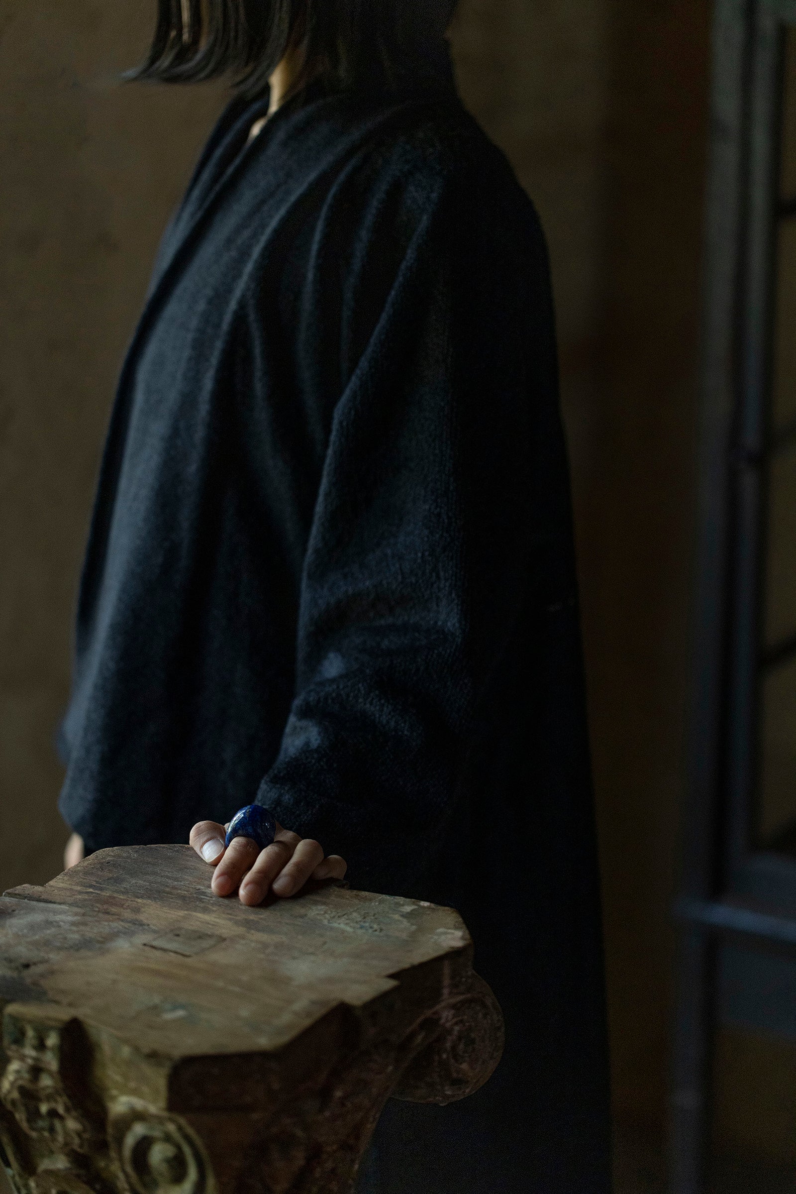 lapis lazuli ring (round)   #11