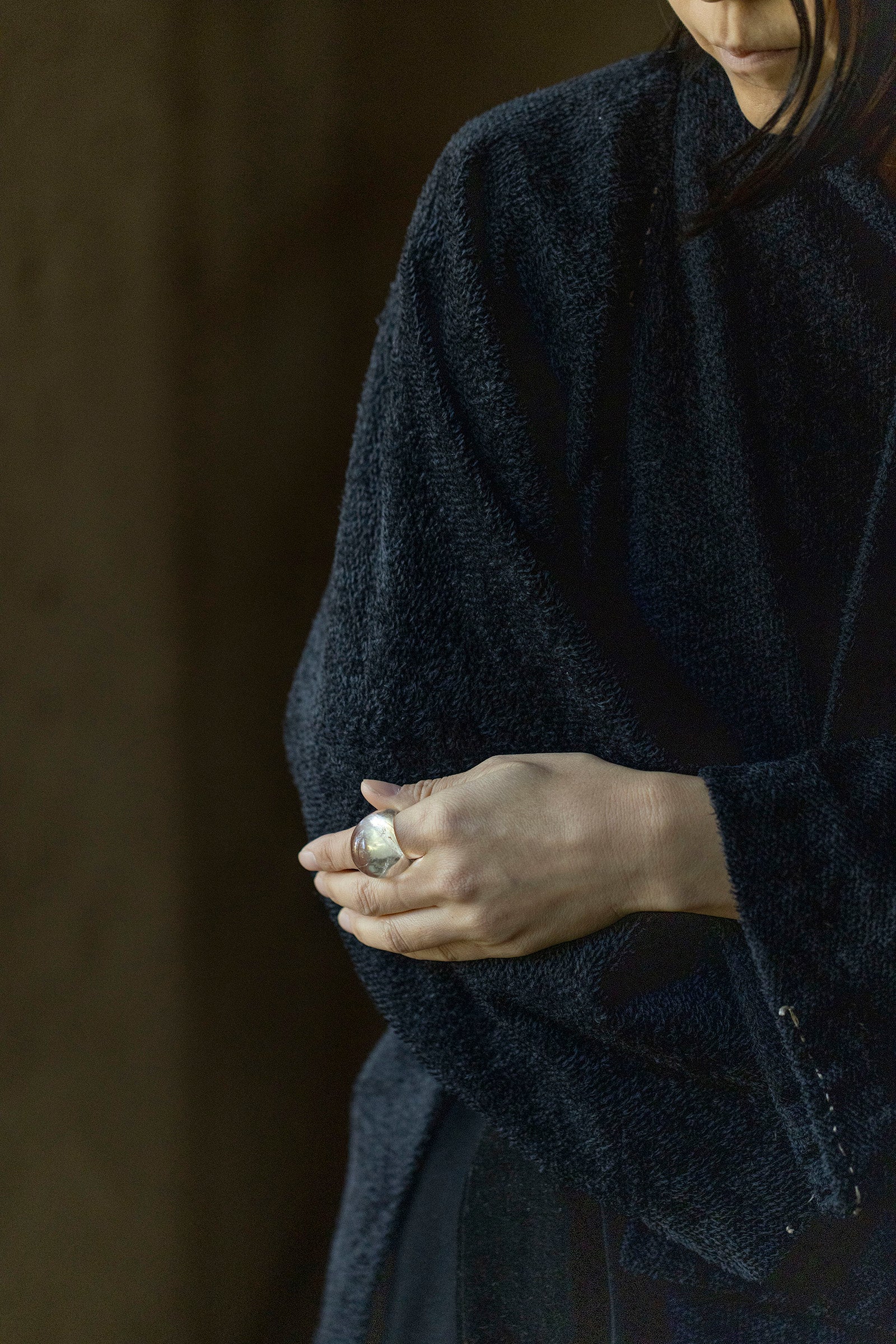 crystal ring (round) #10