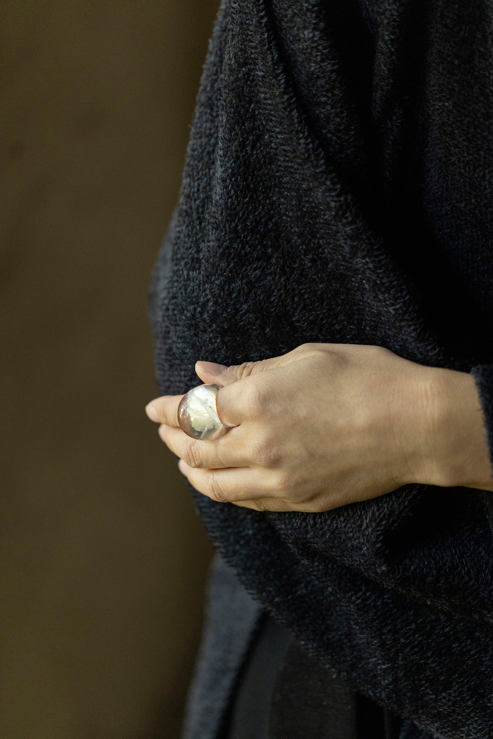 crystal ring (round) #10