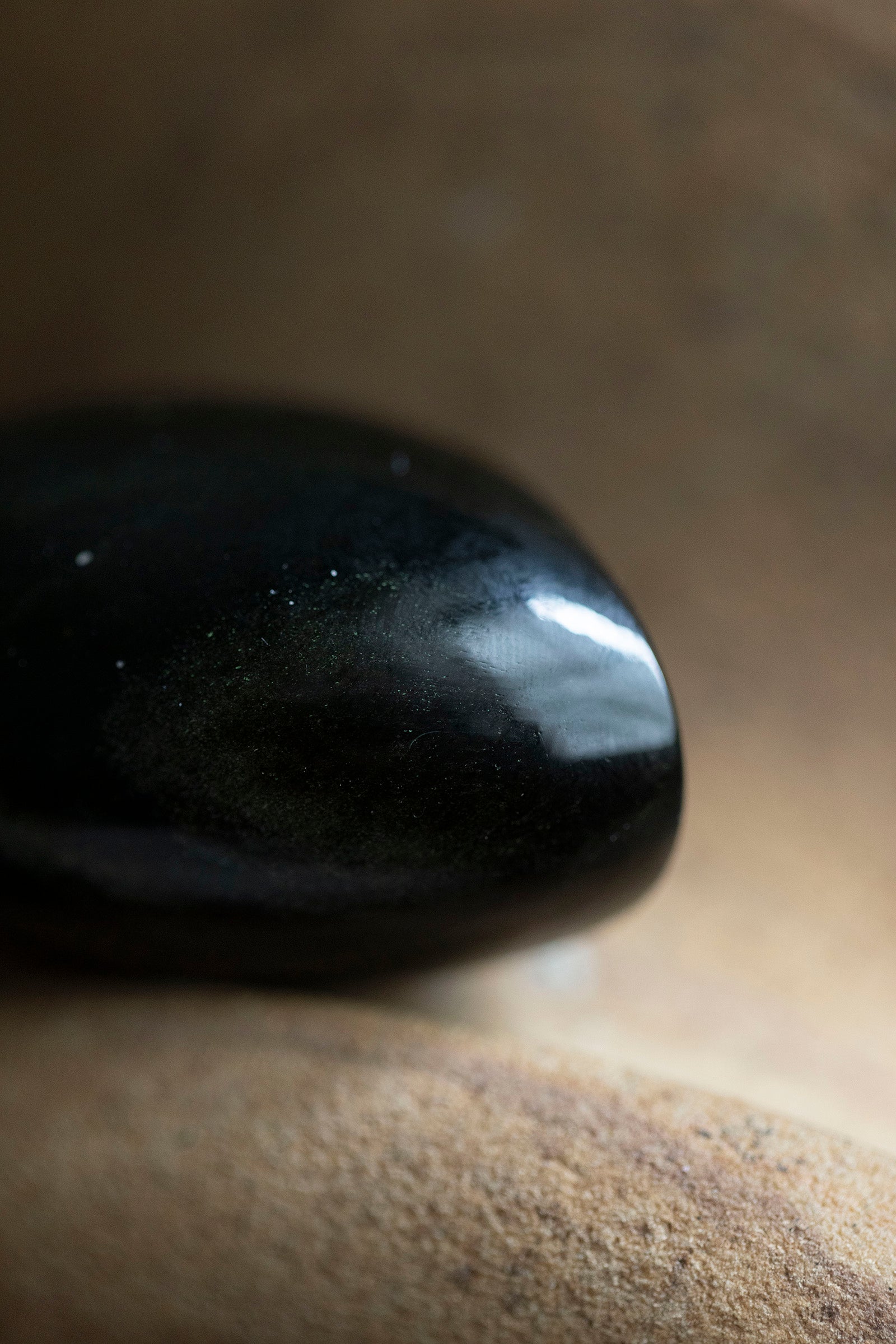 golden  obsidian ring #10.5