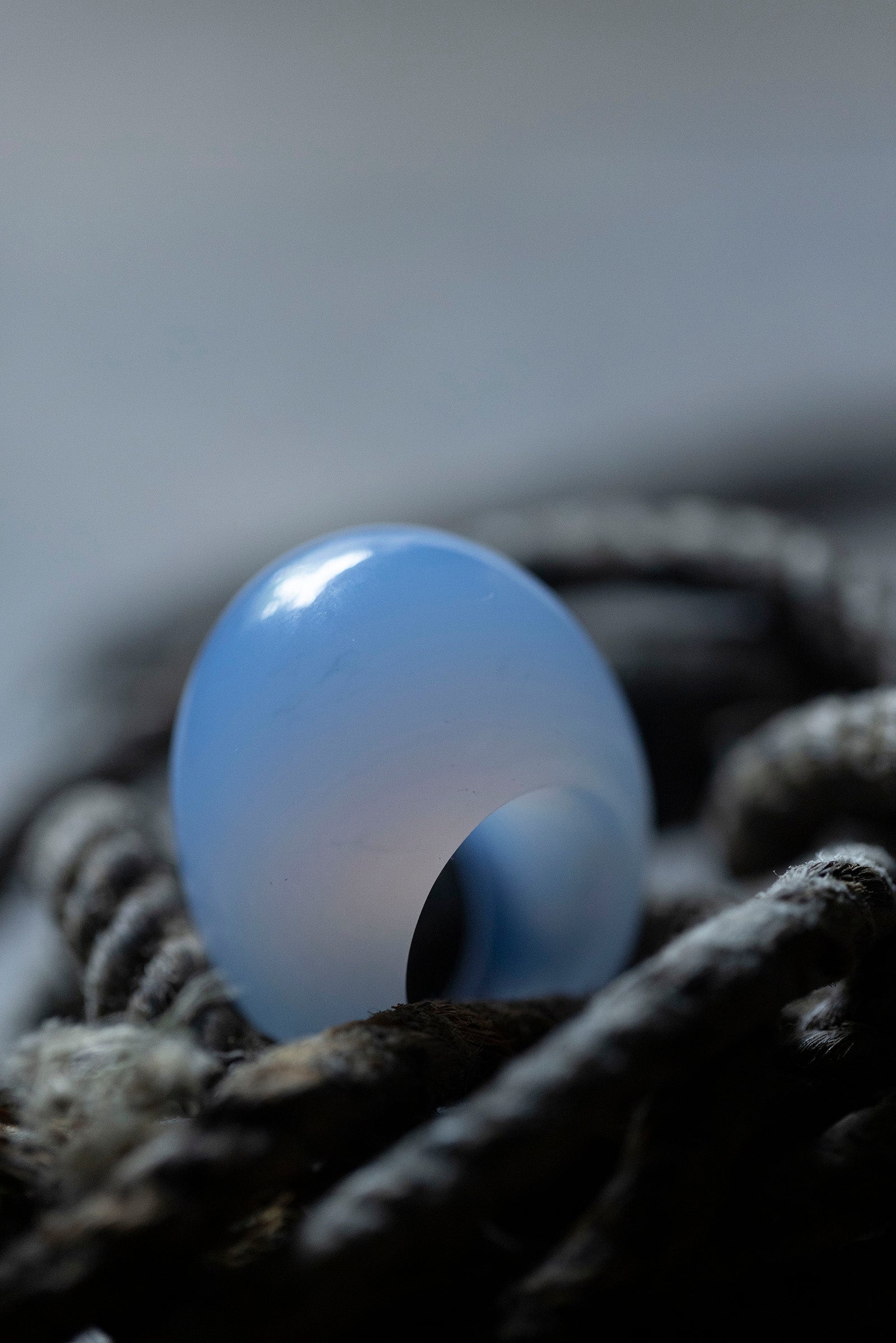 Blue Selcadonyi ring (round)   #10.5
