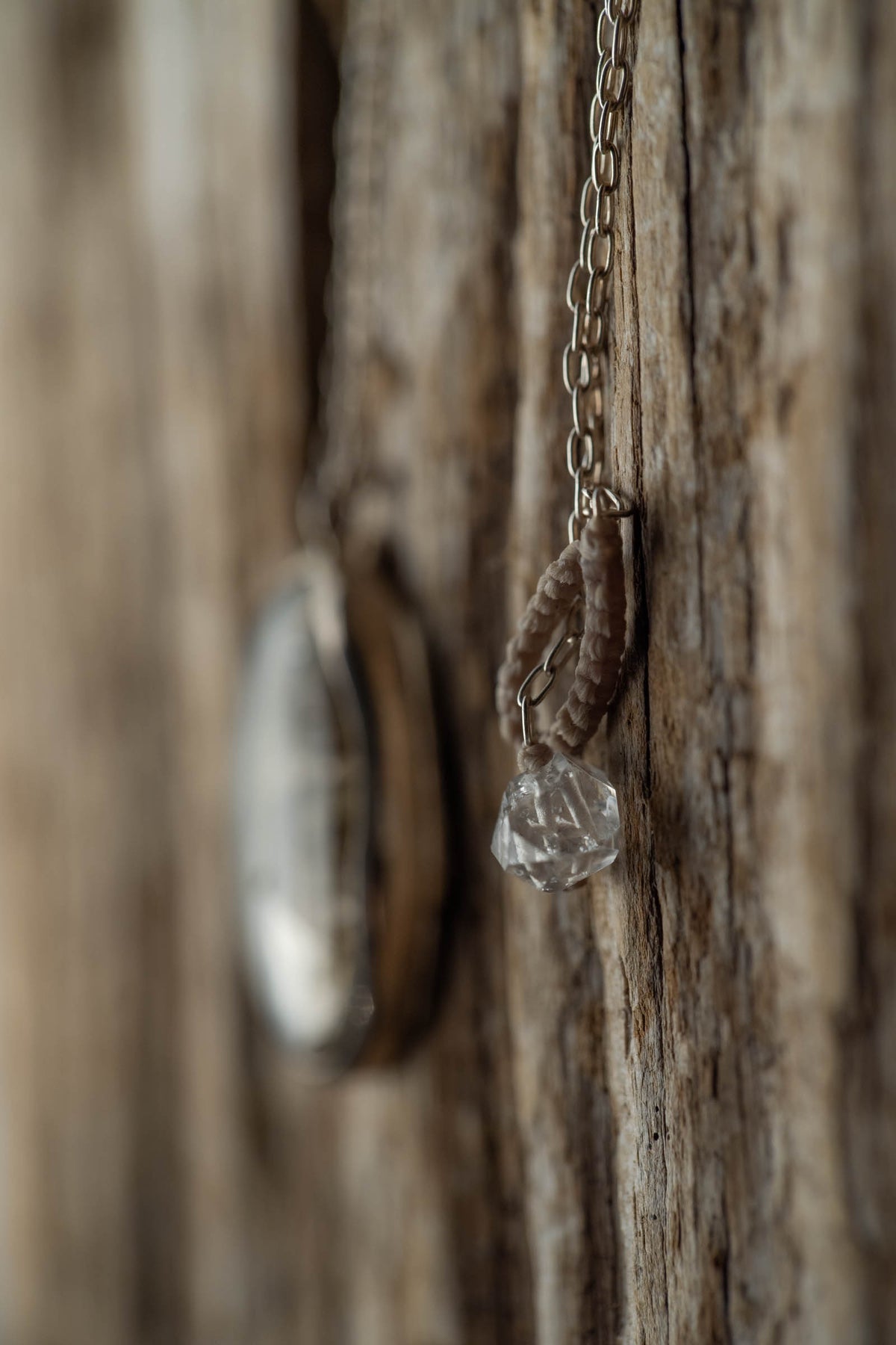 silver necklace  silver top ( rutile quartz )