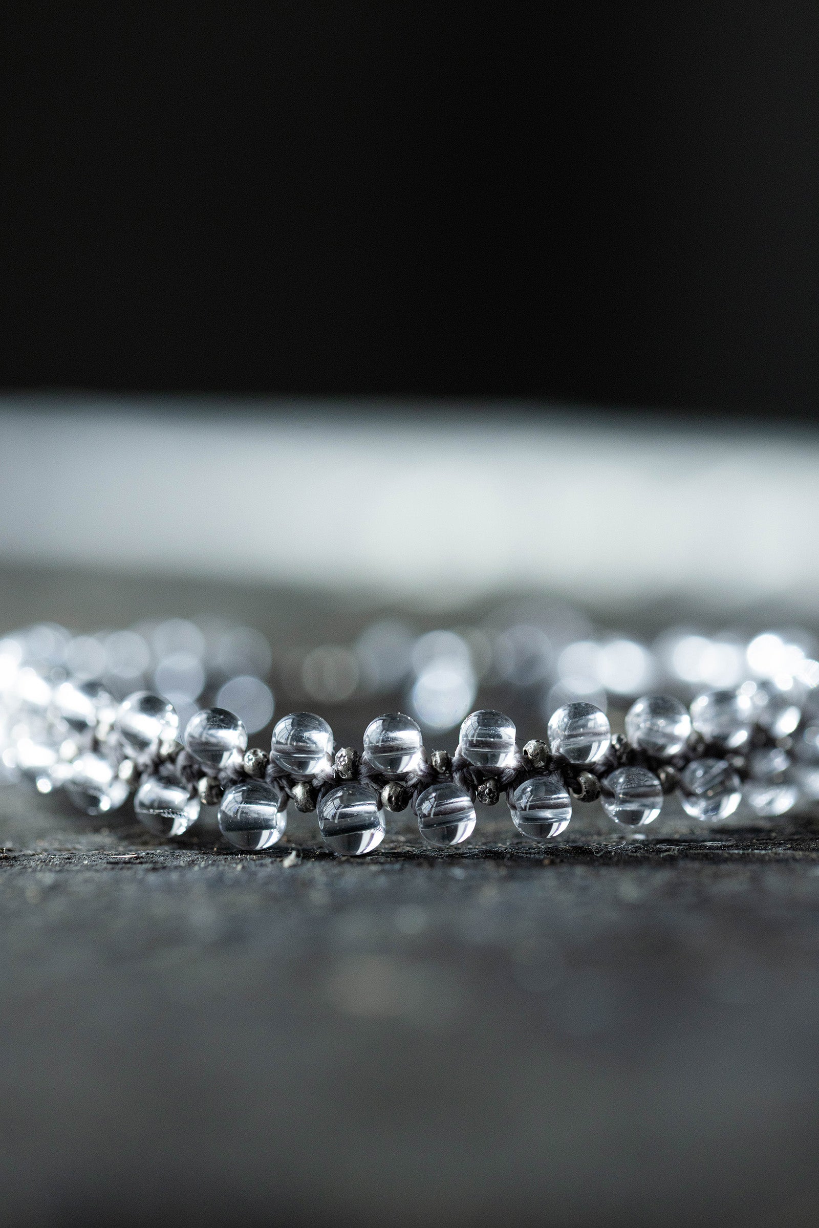 crystal beads bracelet