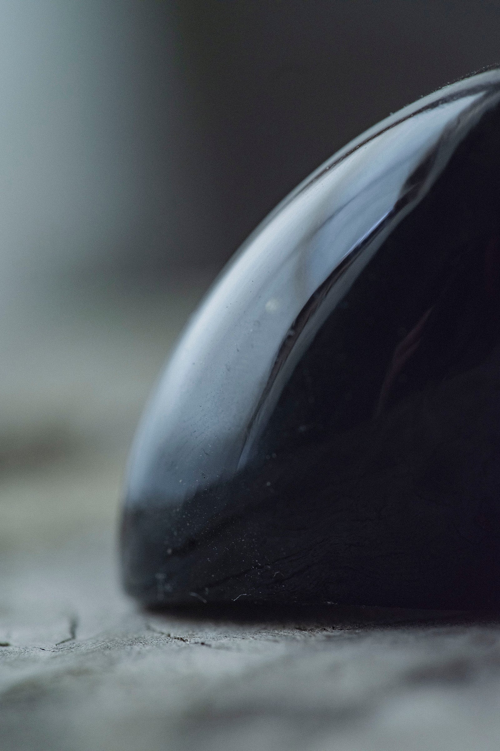 golden  obsidian ring
