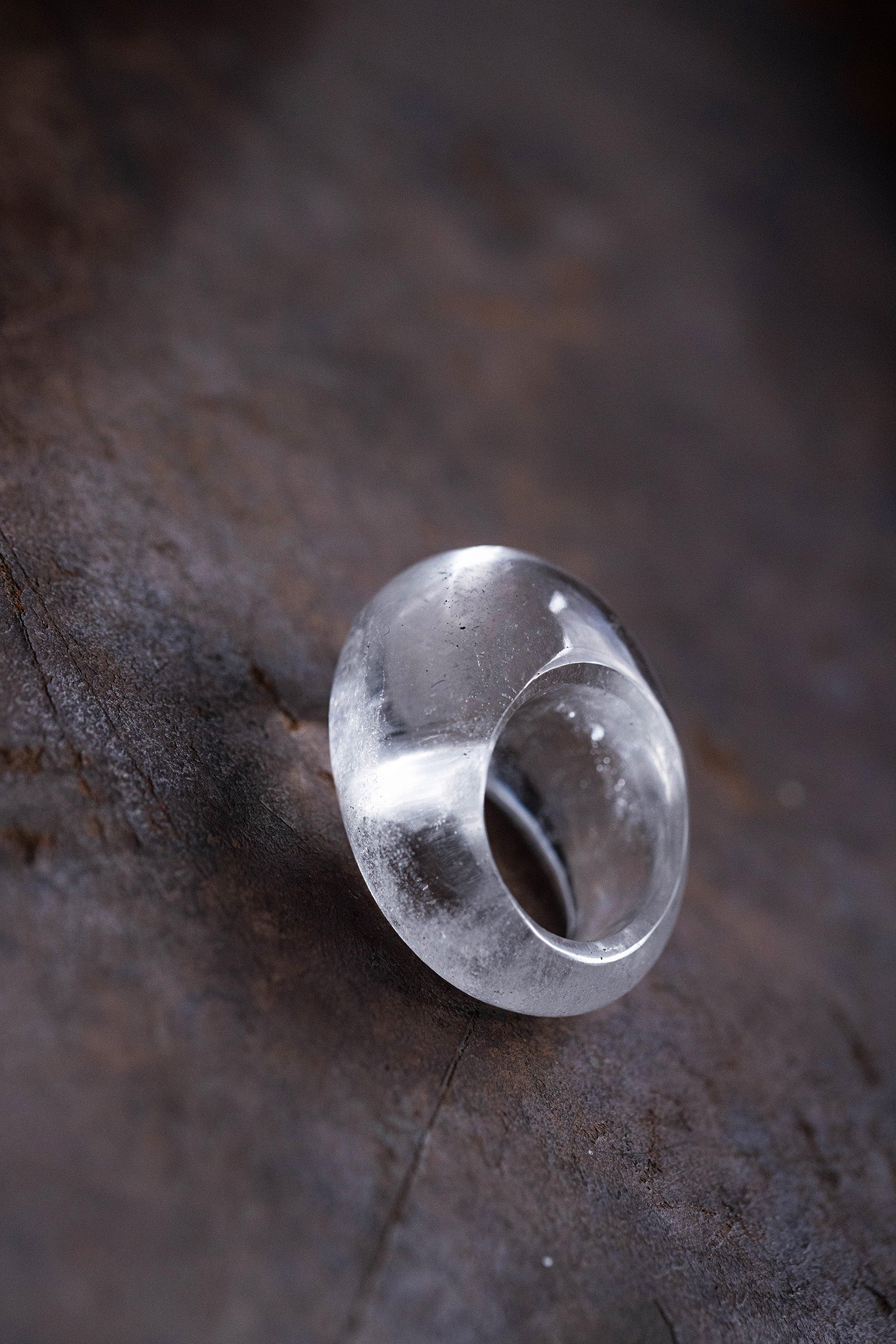 crystal ring (round) #12