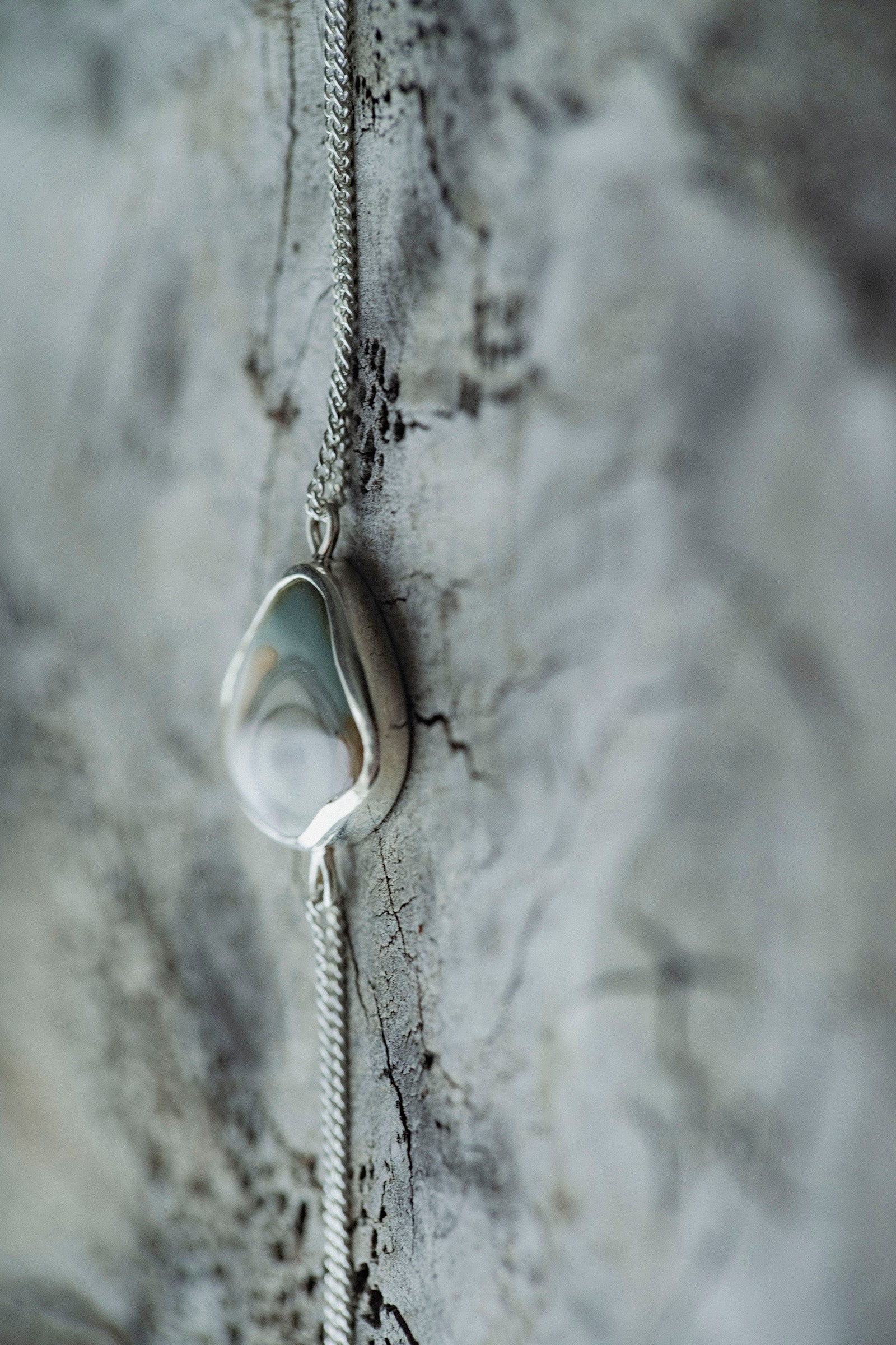 silver bracelet  Jasper