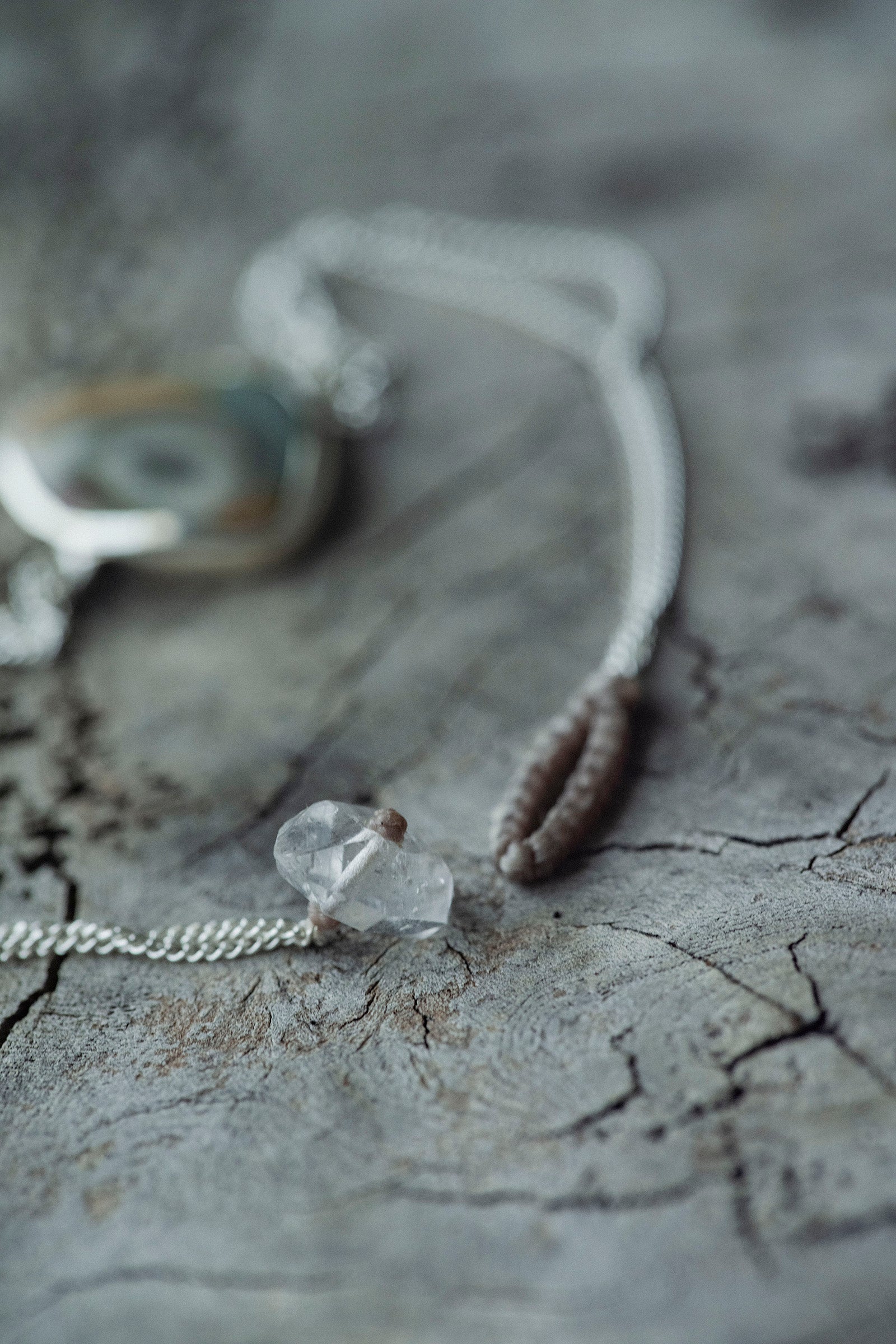silver bracelet  Jasper