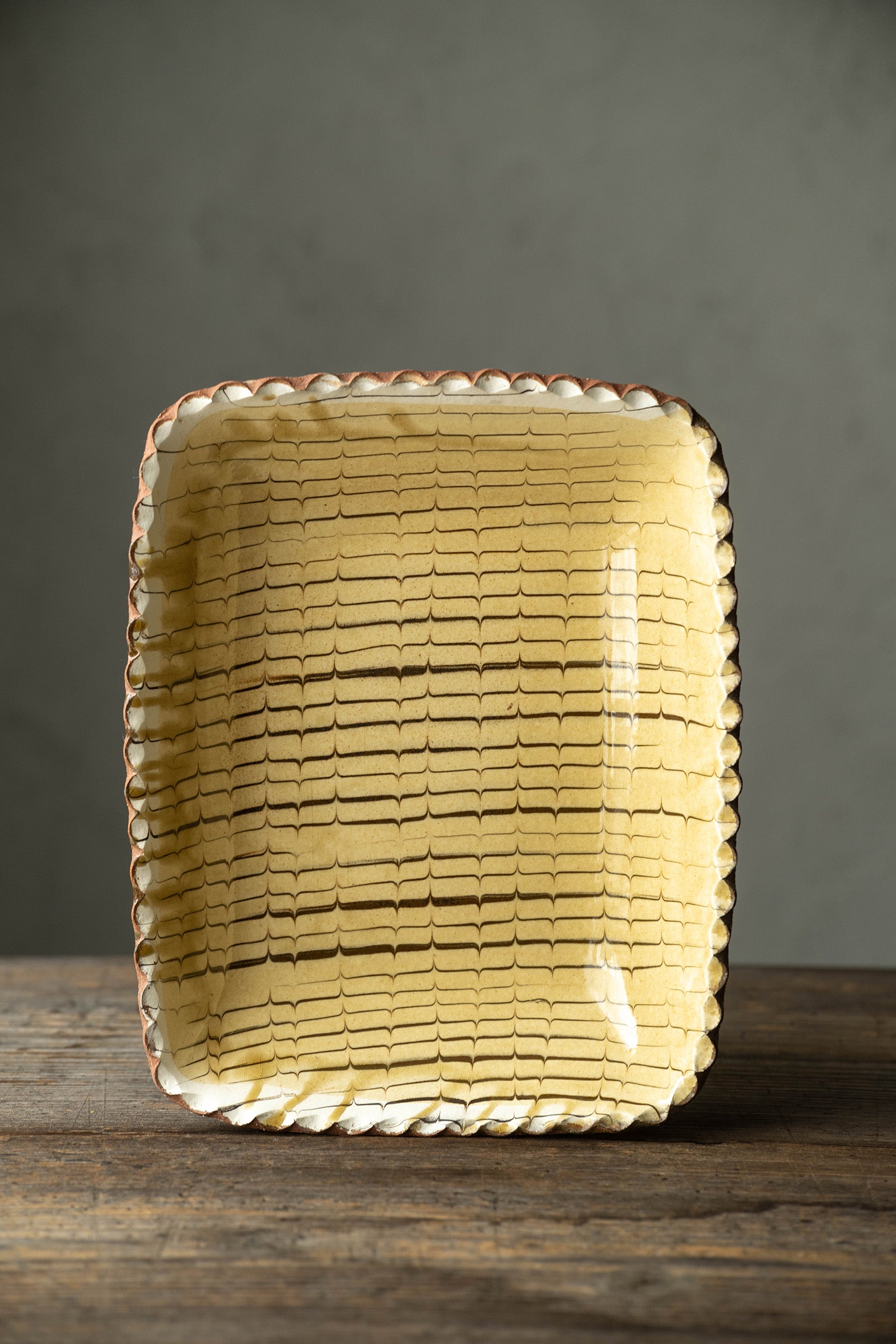 Yoji Yamada soft ceramic yellow pleated bowl, small size Y60-1, 3 pieces
