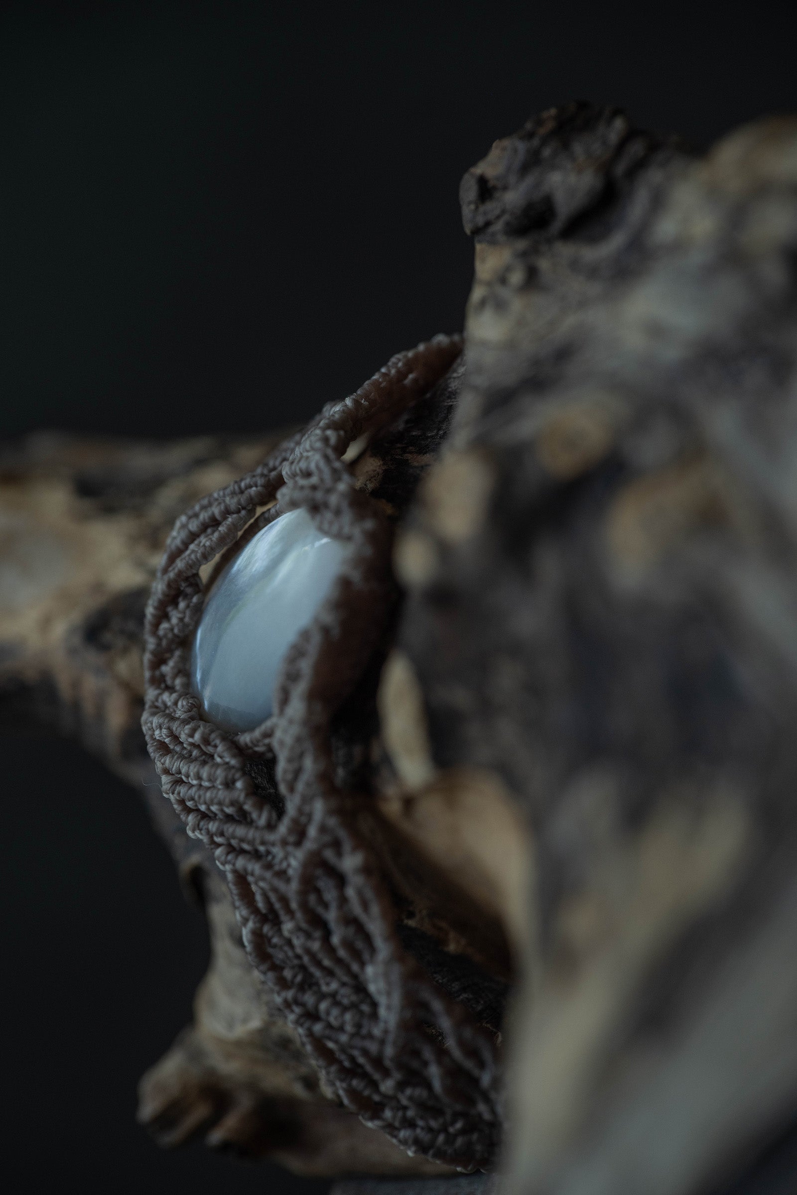 macrame bracelet  pearl