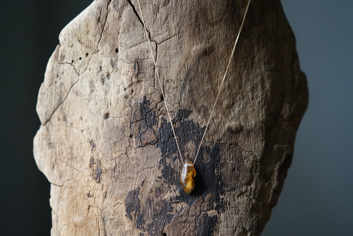18K necklace ( Rutile Quartz ) Reserved for HWANG SUNGMIN