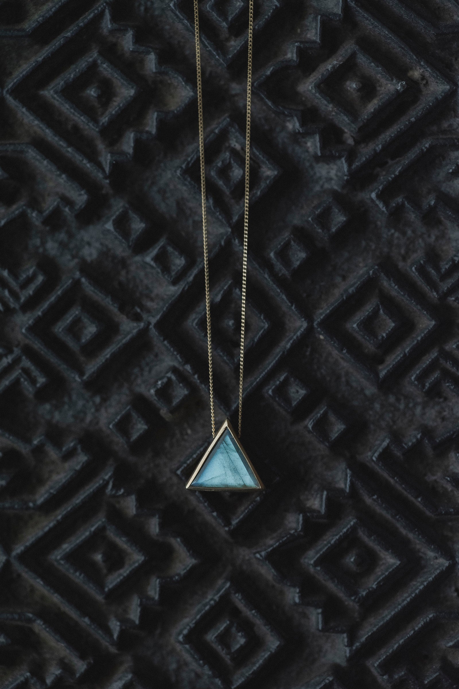 18K necklace (18K rutile quartz)