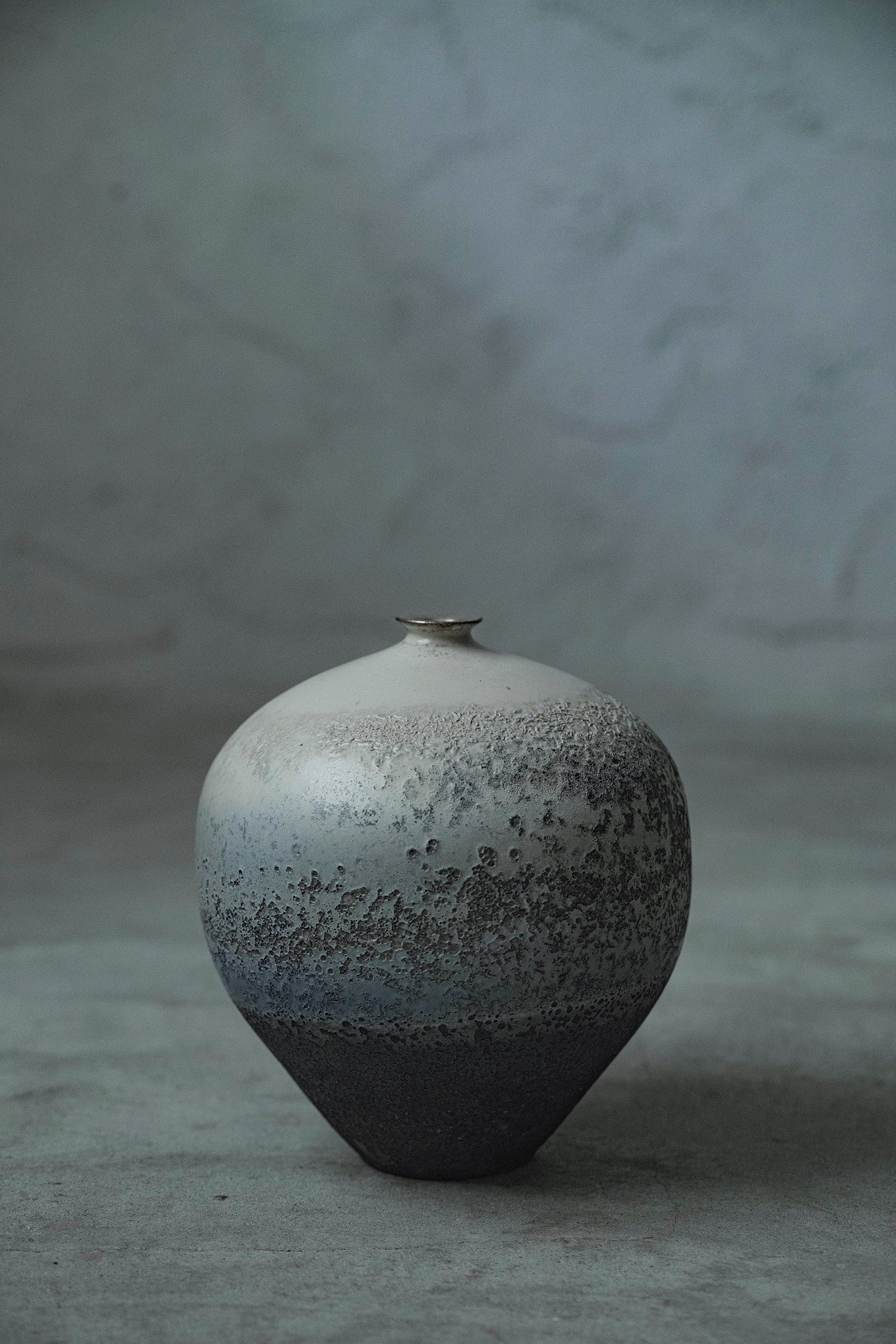 Ryuta Fukumura Silver Carbide Flower Vase 57