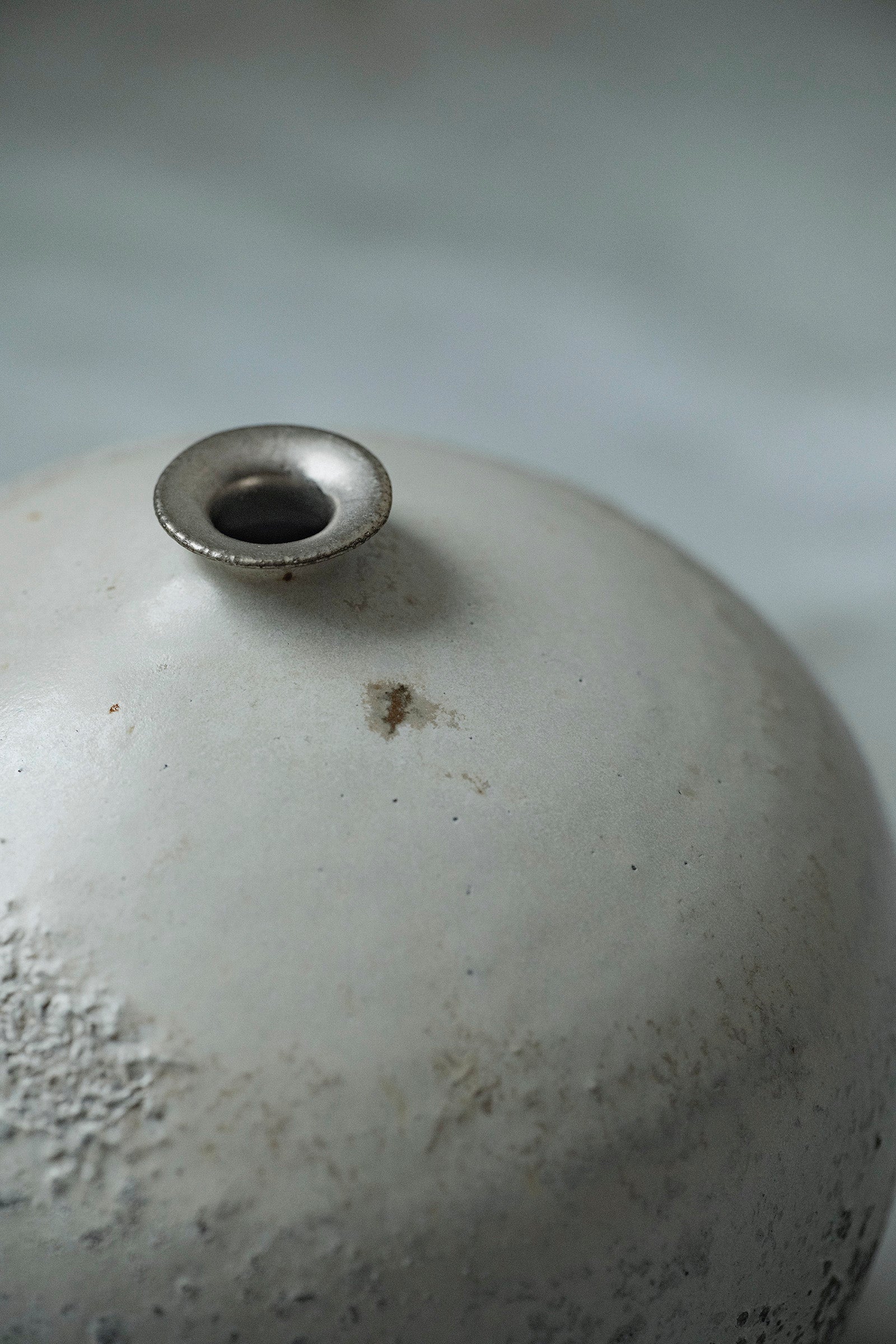 Ryuta Fukumura Silver Carbide Flower Vase 57