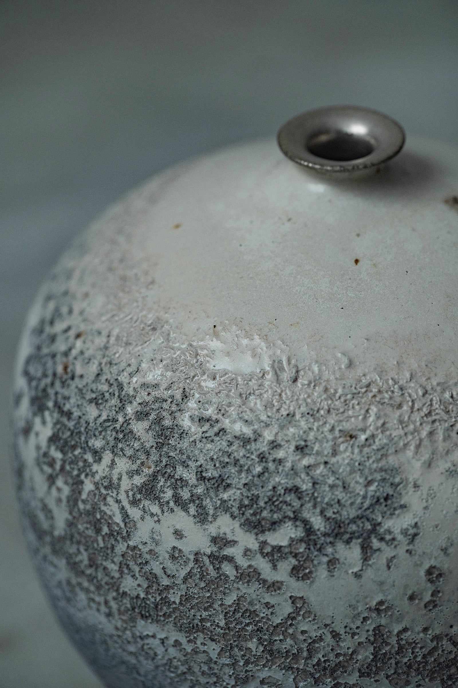 Ryuta Fukumura Silver Carbide Flower Vase 57