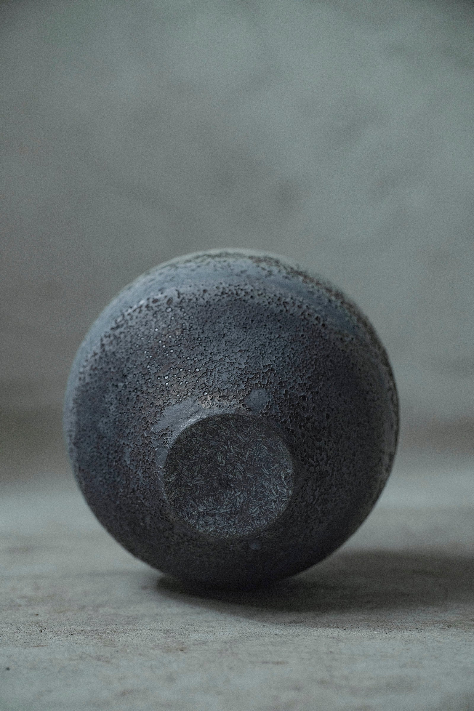 Ryuta Fukumura Silver Carbide Flower Vase 57