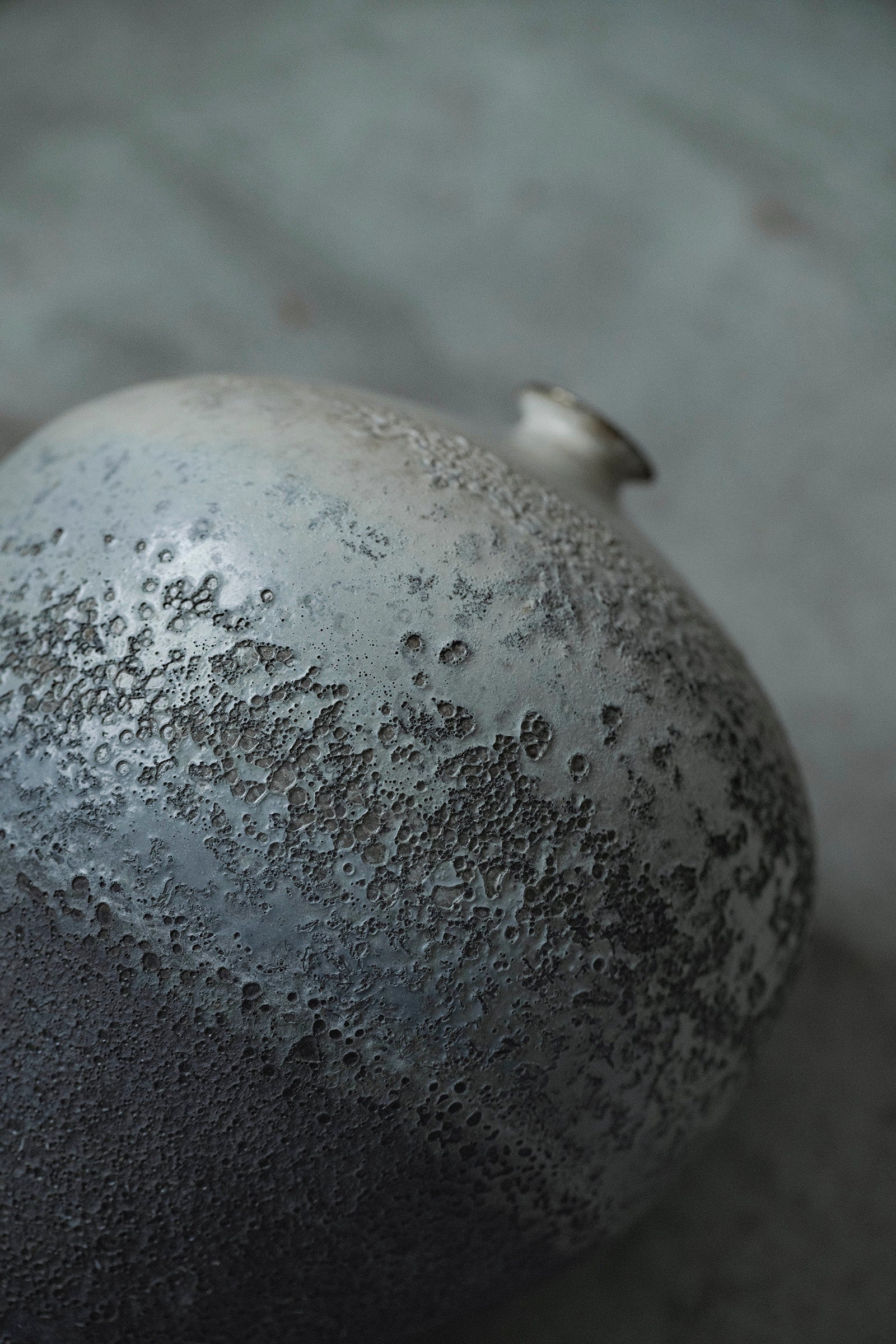 Ryuta Fukumura Silver Carbide Flower Vase 57