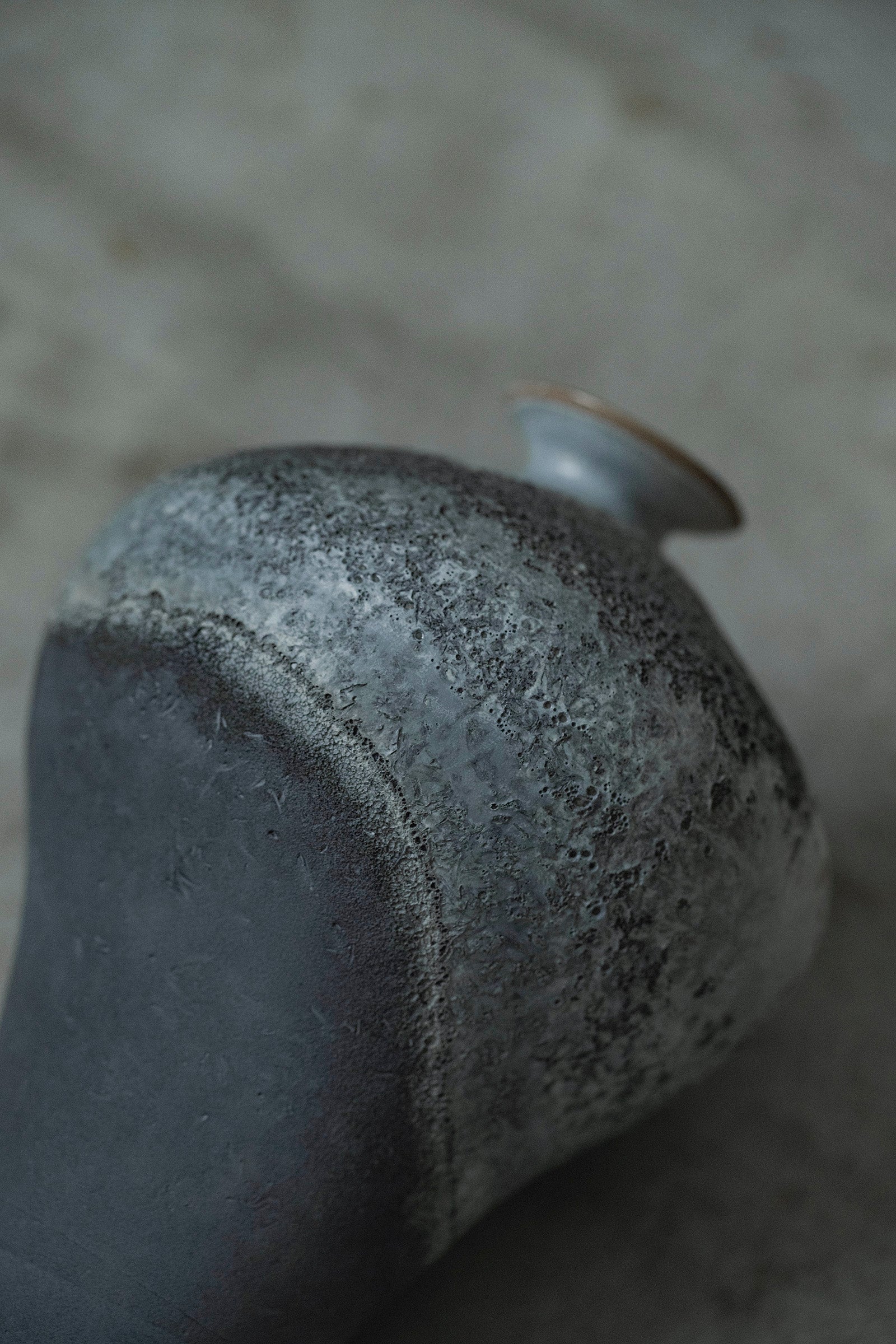 Ryuta Fukumura Silver Carbide Flower Vase 57