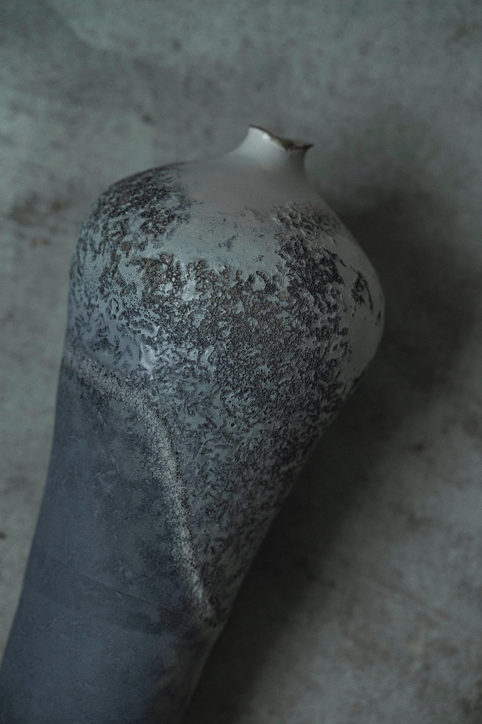 Ryuta Fukumura Silver Carbide Flower Vase 57