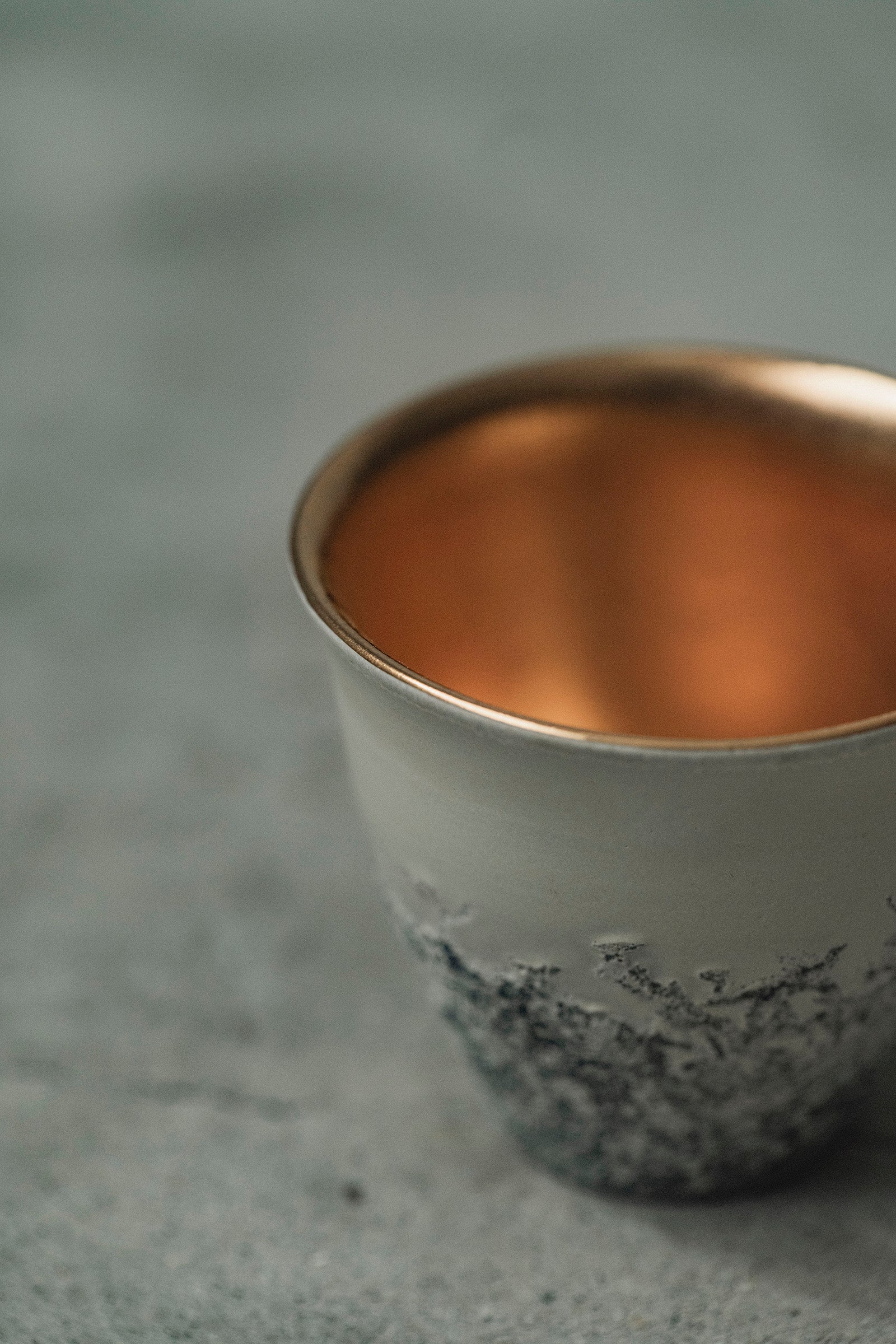 Ryuta Fukumura Silver Carbide Flower Vase 57