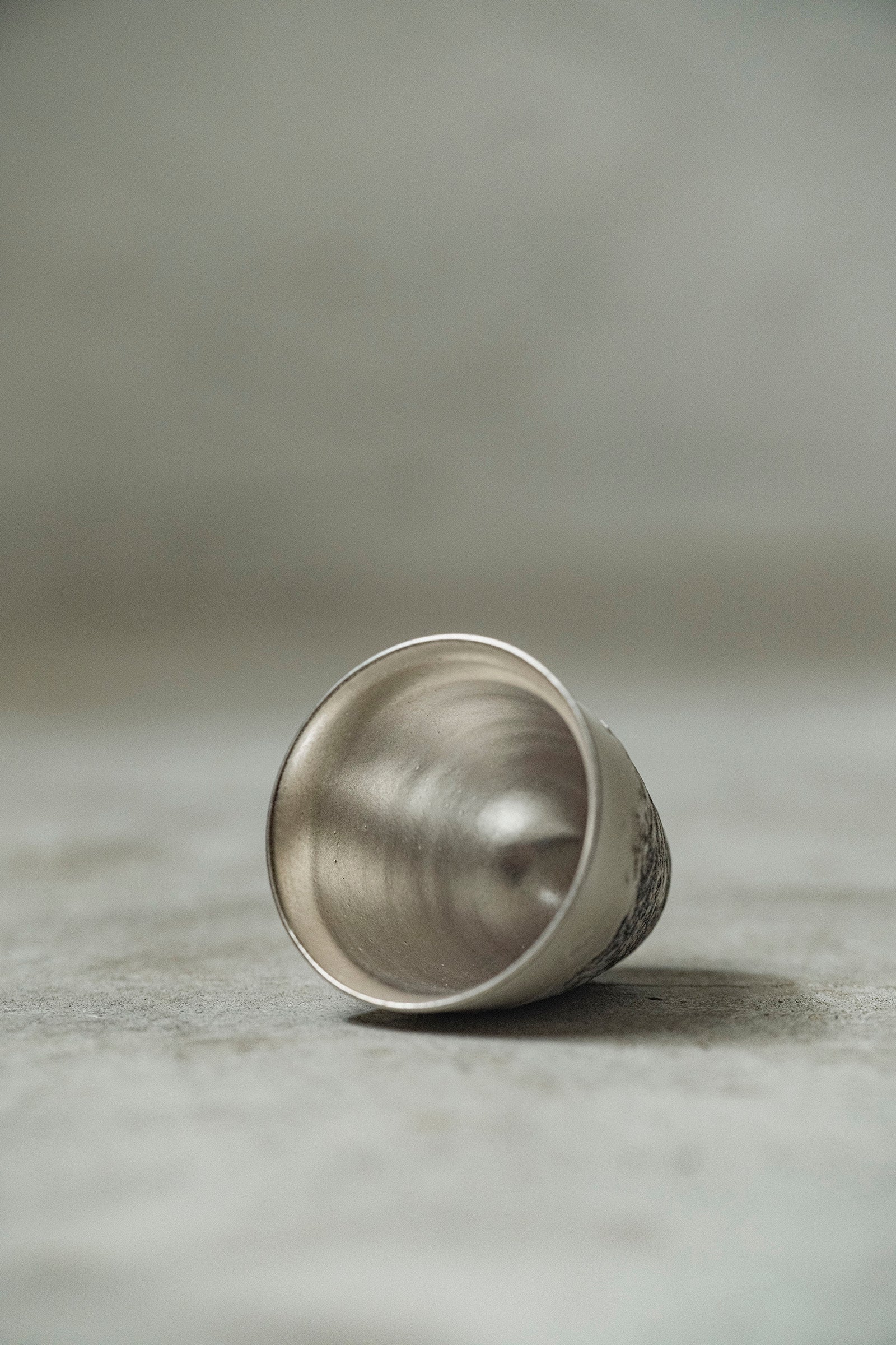 Ryuta Fukumura Silver Carbide Flower Vase 57