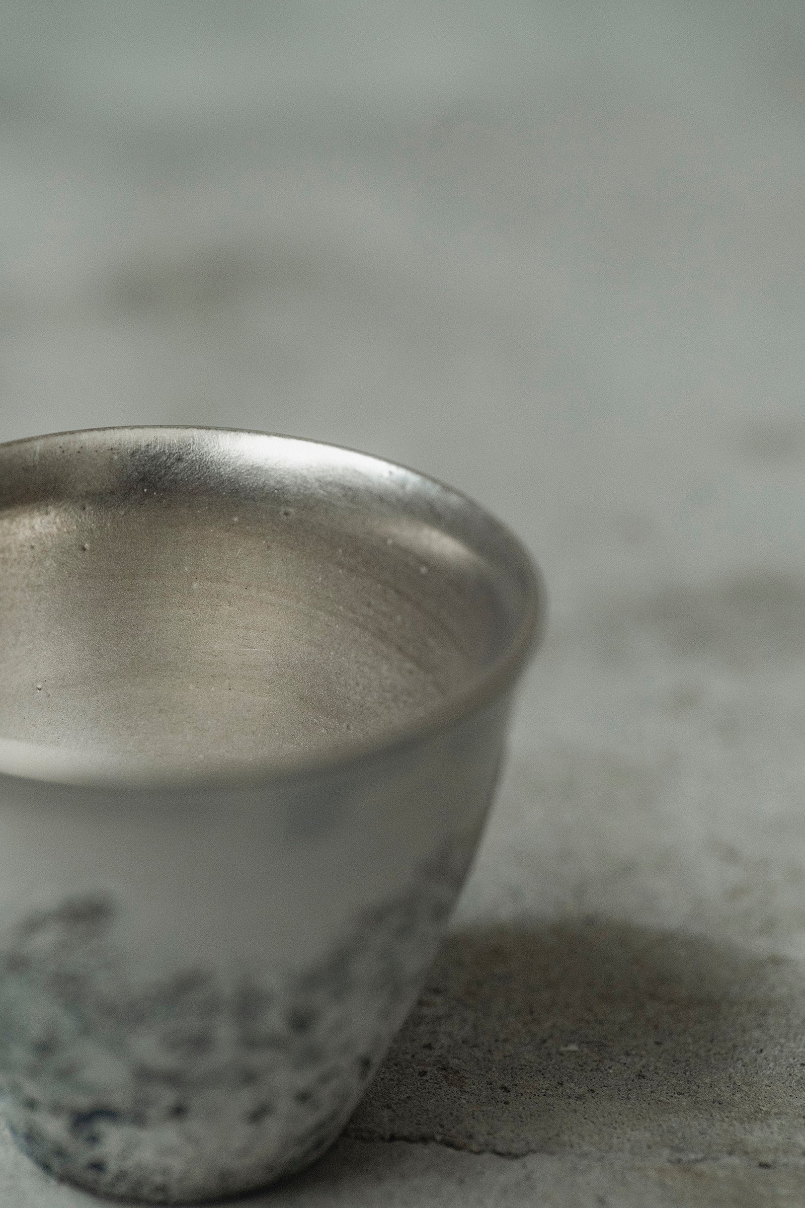 Ryuta Fukumura Silver Carbide Flower Vase 57