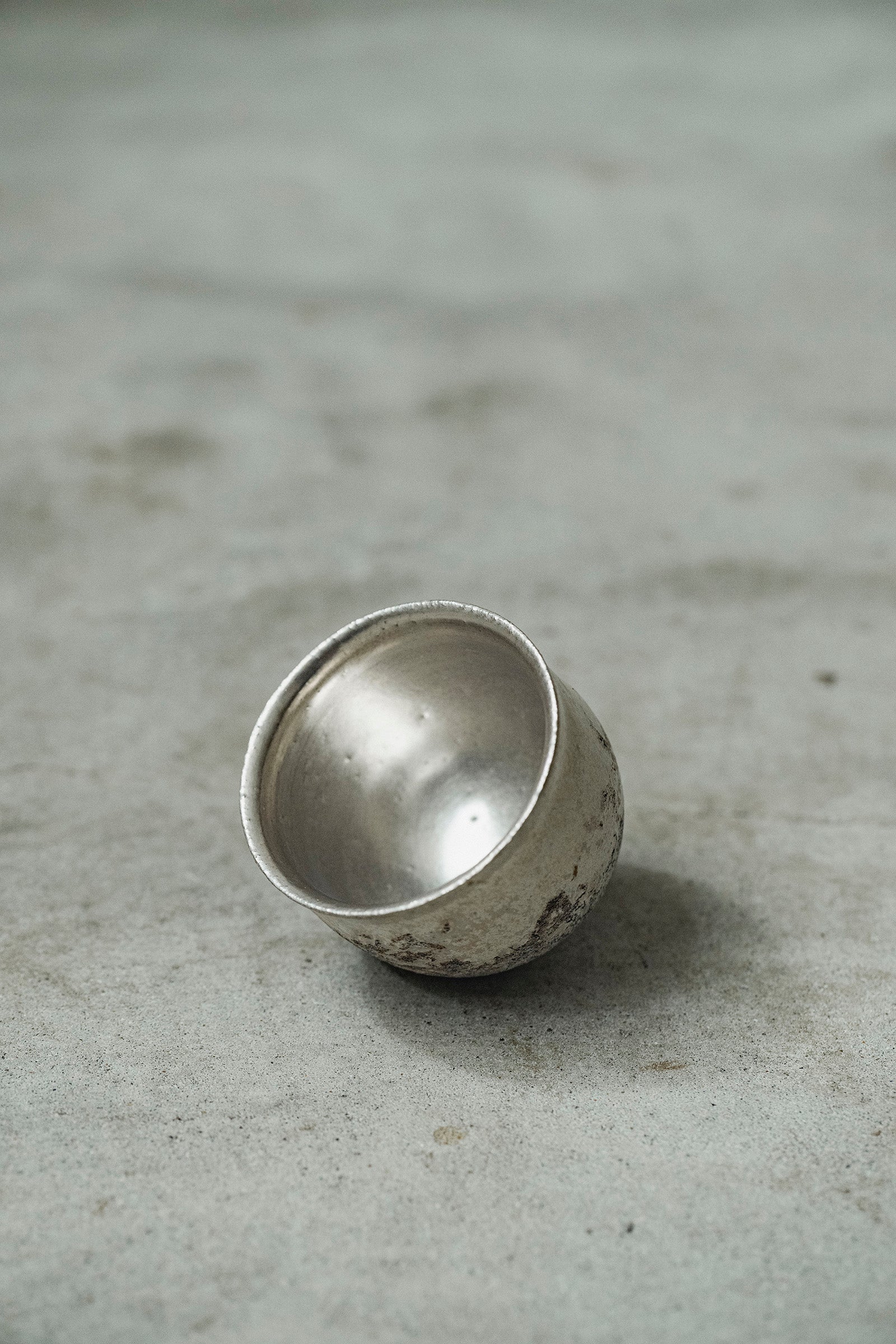 Ryuta Fukumura Silver Carbide Flower Vase 57