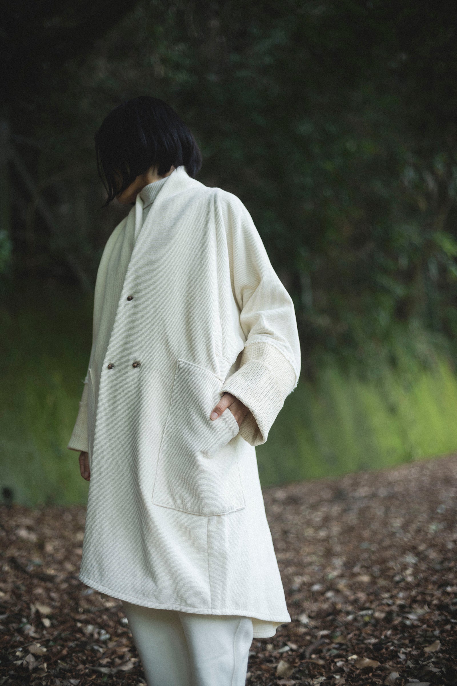 居相　百九十四　白練毛羽綿太刺子羽織　　