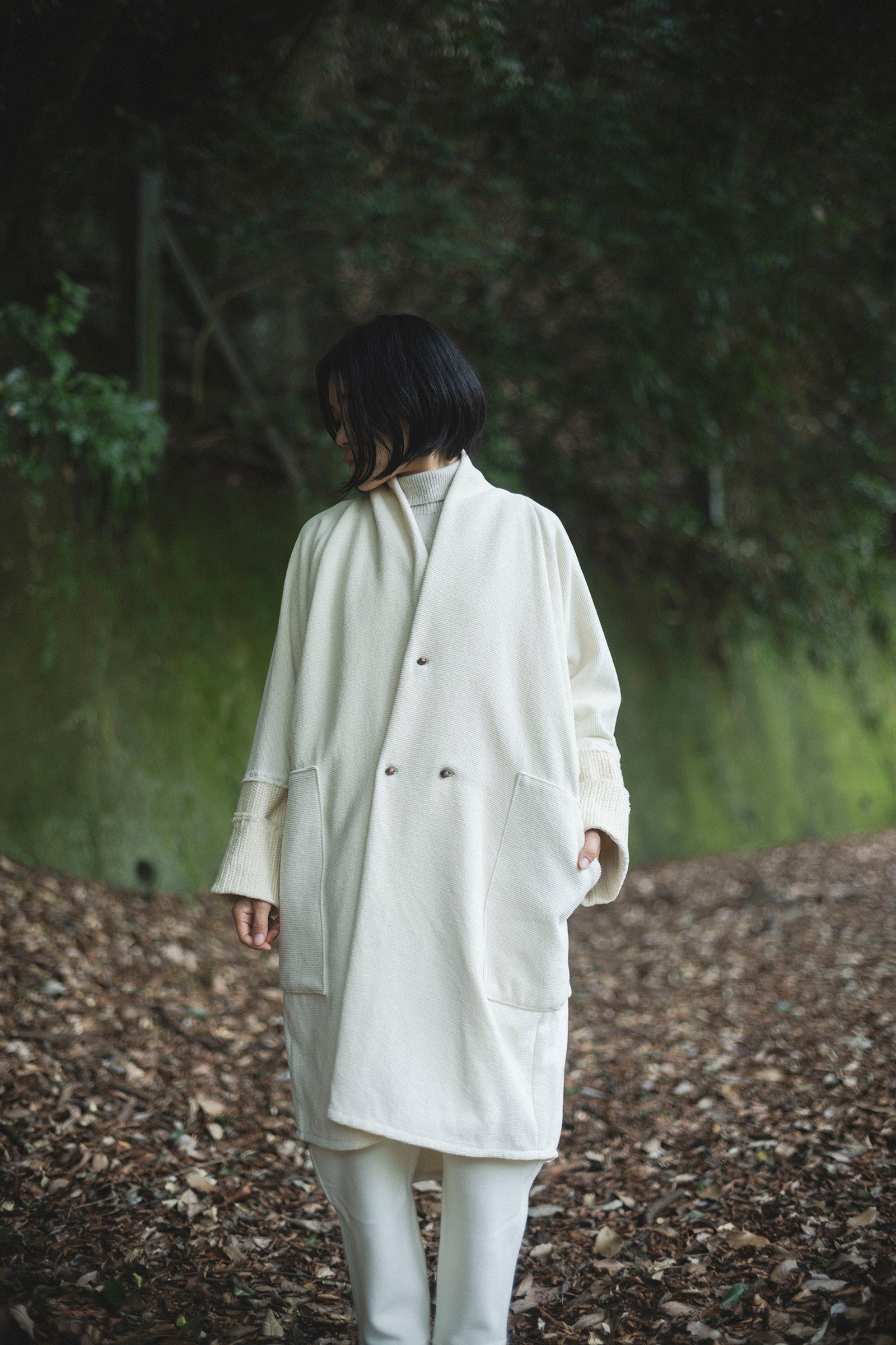 居相　百九十四　白練毛羽綿太刺子羽織　　