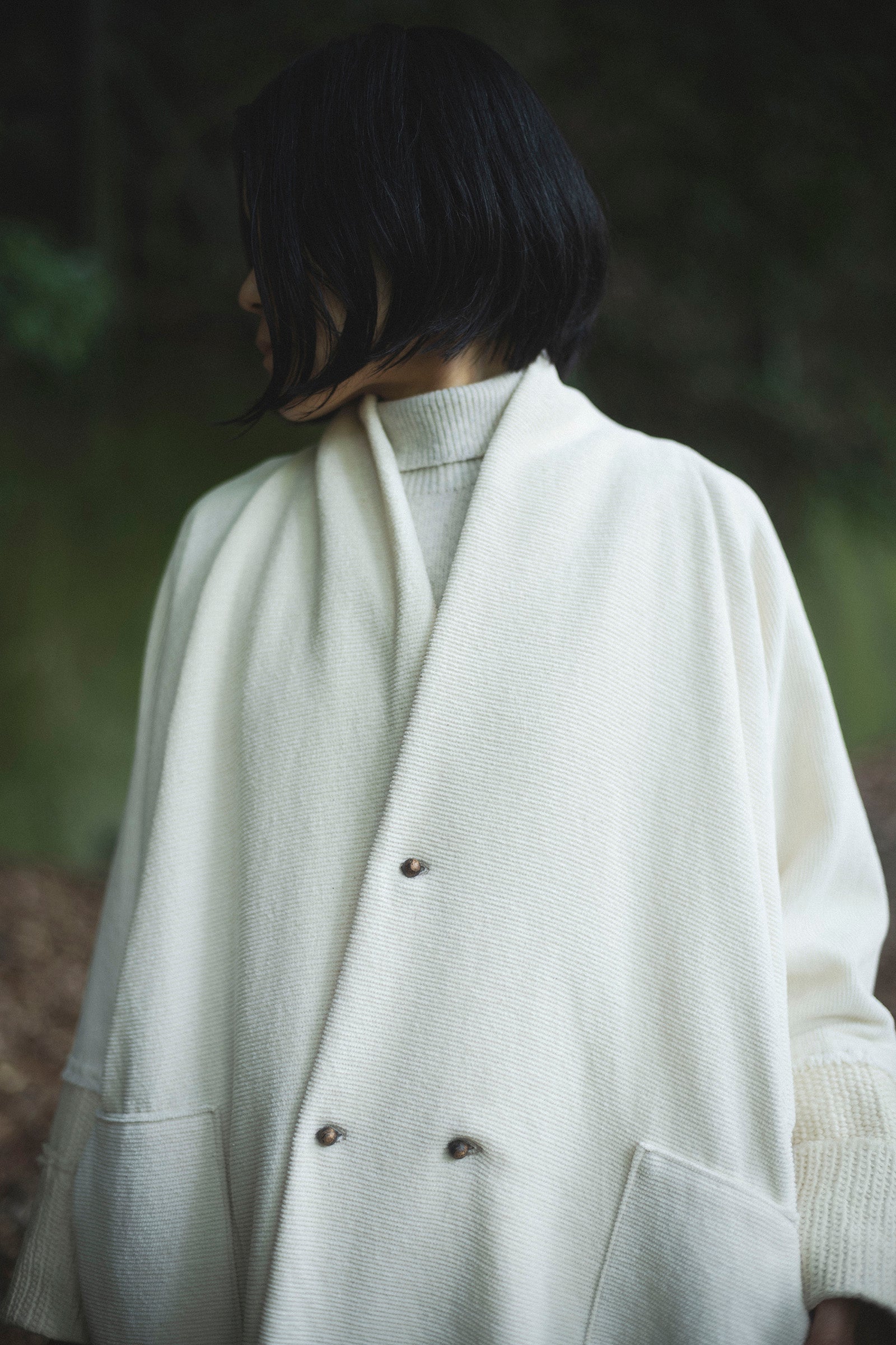 居相　百九十四　白練毛羽綿太刺子羽織　　