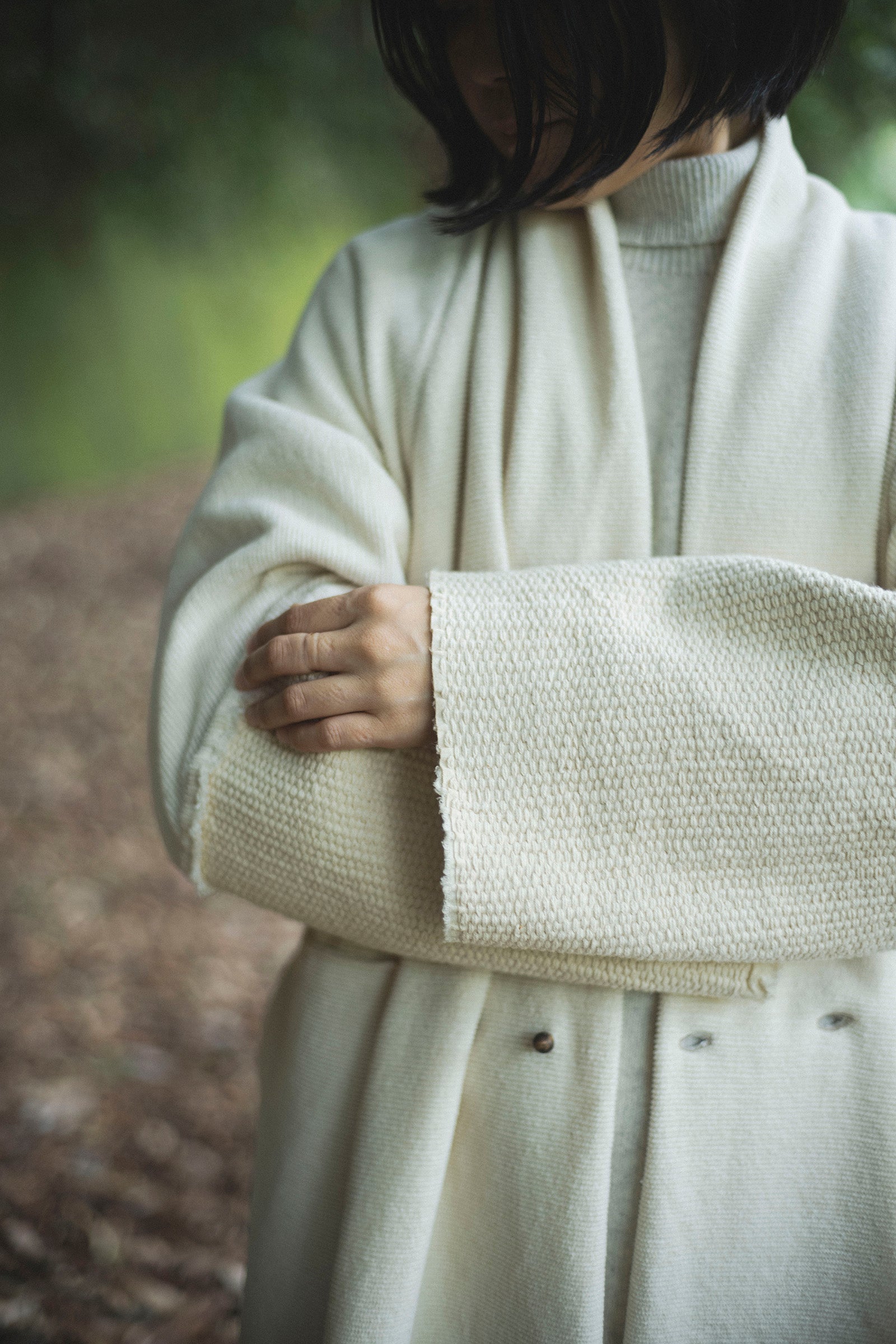 居相　百九十四　白練毛羽綿太刺子羽織　　
