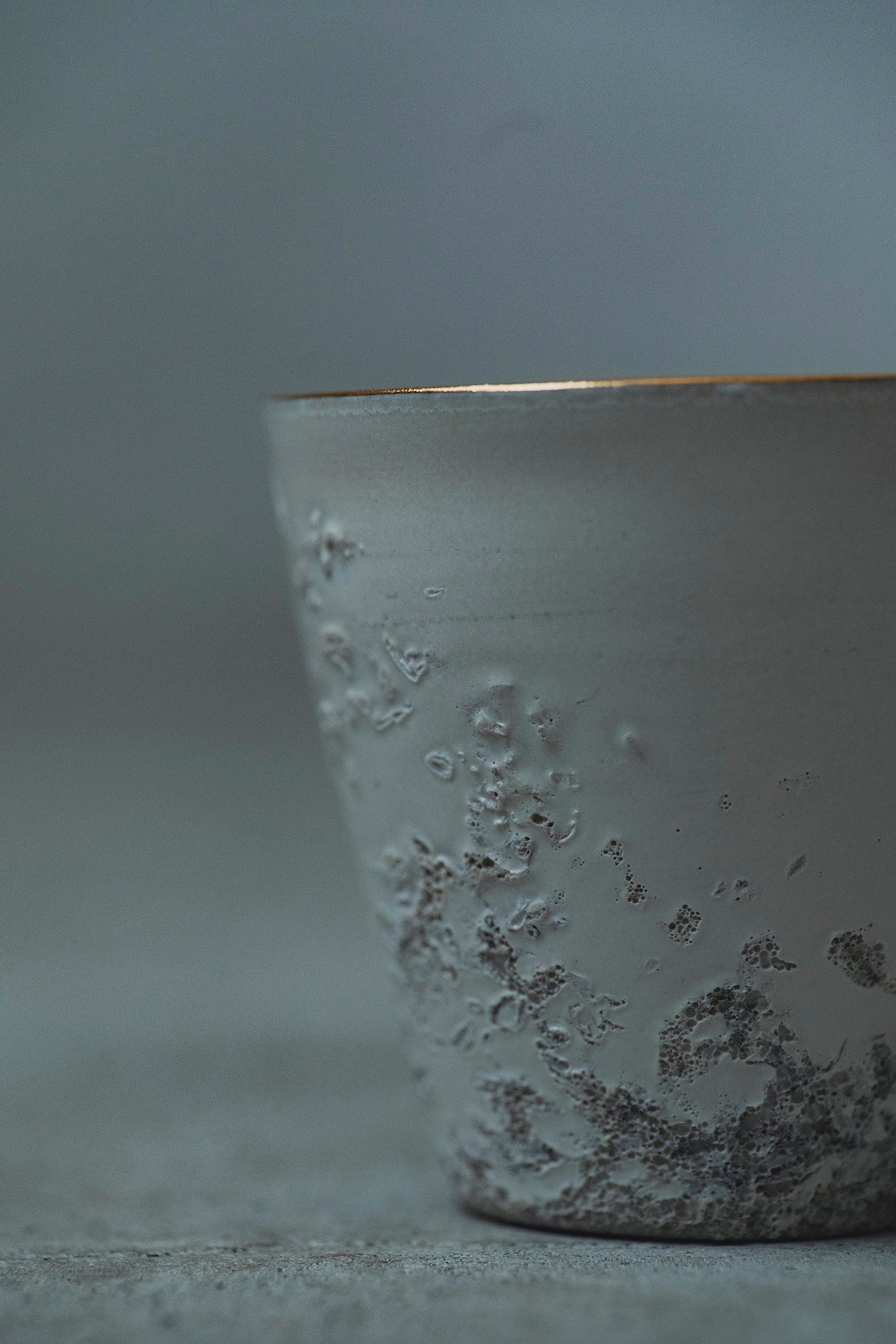 Ryuta Fukumura Silver Carbide Flower Vase 57