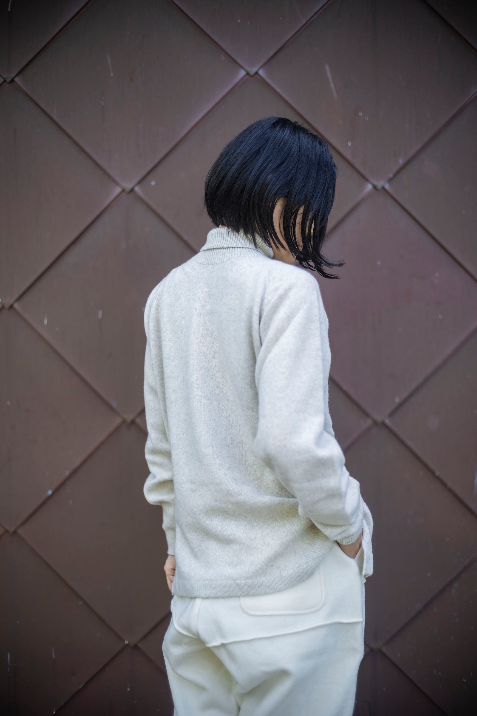 MITTAN KN-34 ウルグアイウールタートルセーター