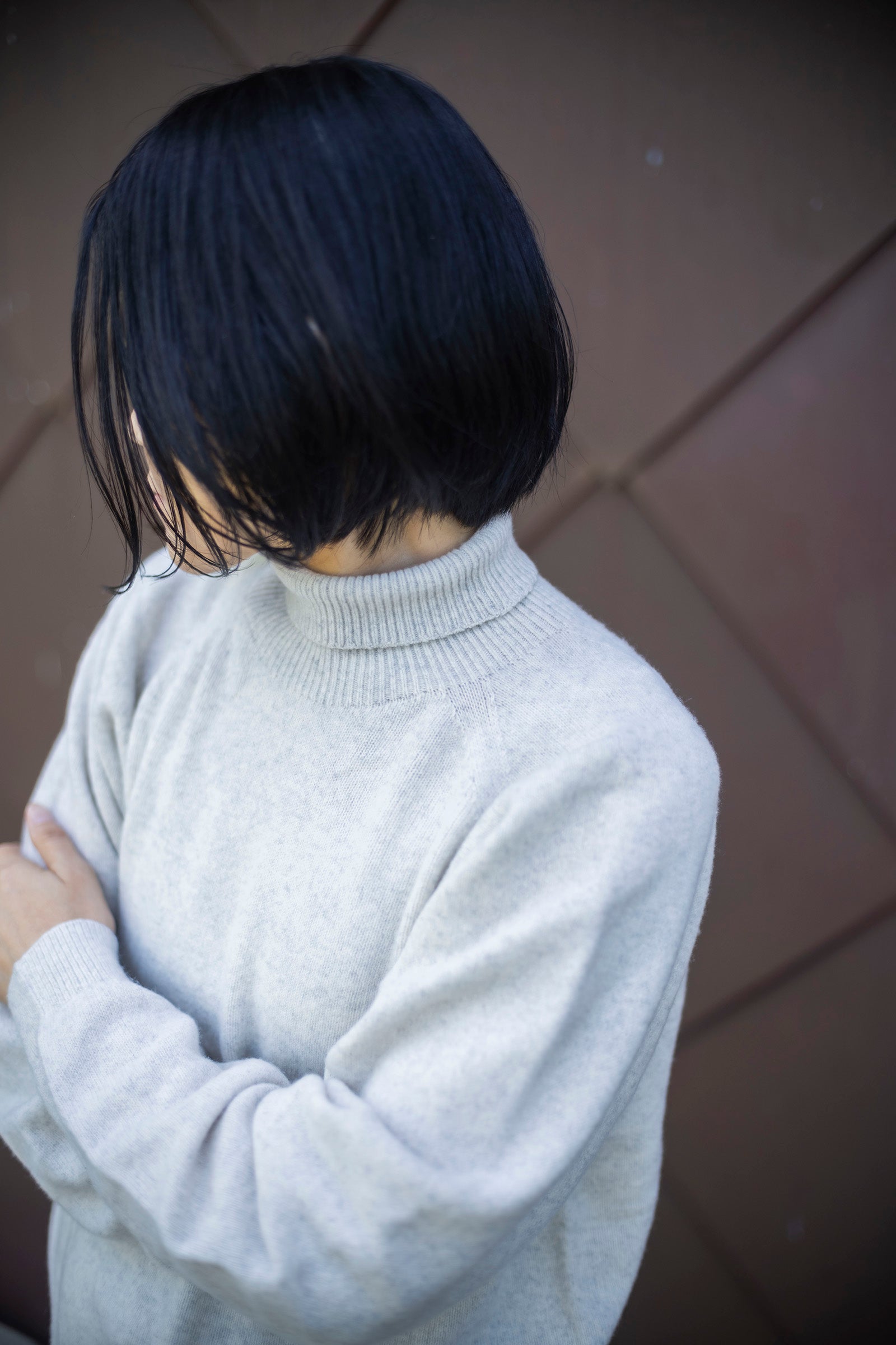 MITTAN KN-34 ウルグアイウールタートルセーター