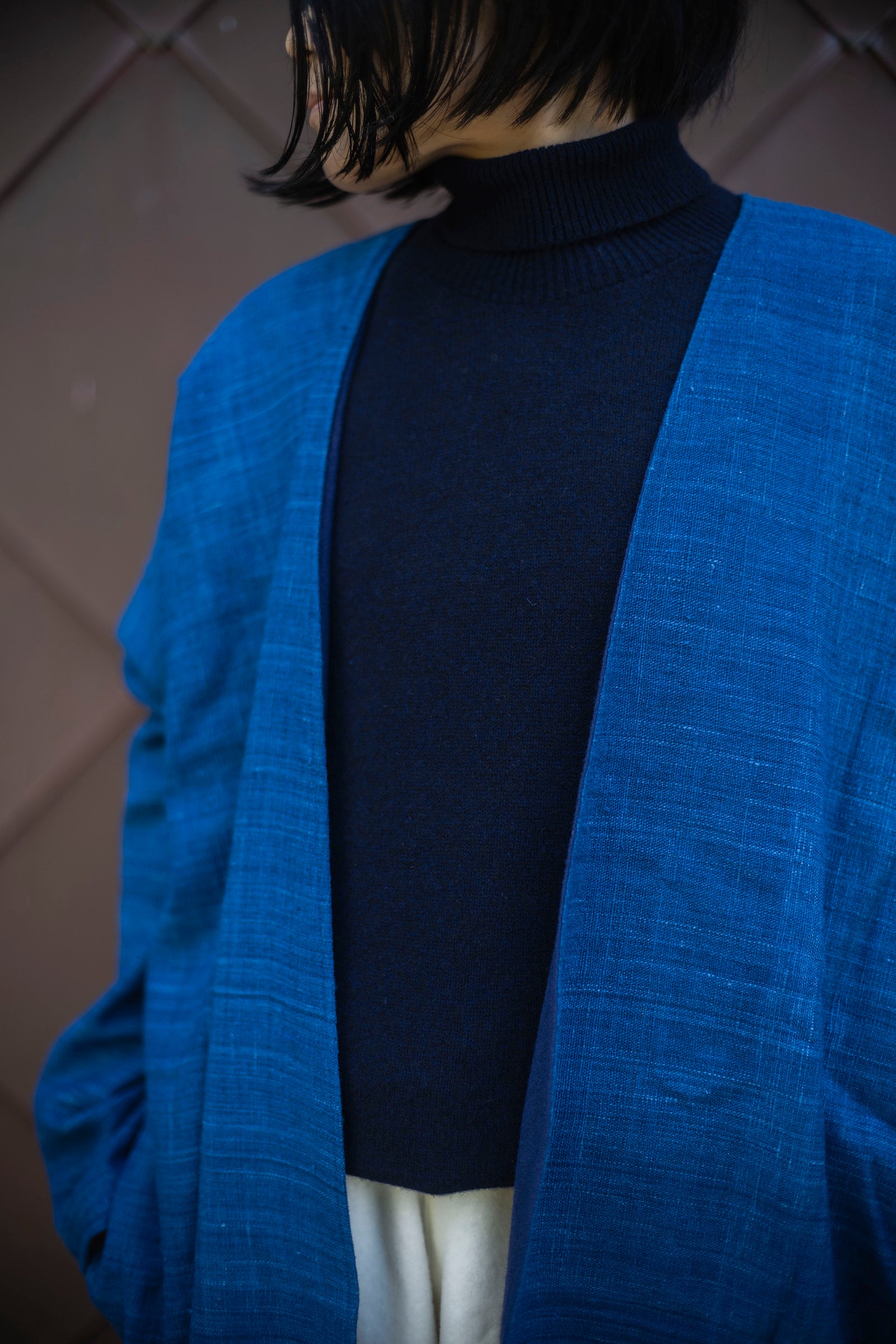 MITTAN KN-34 ウルグアイウールタートルセーター