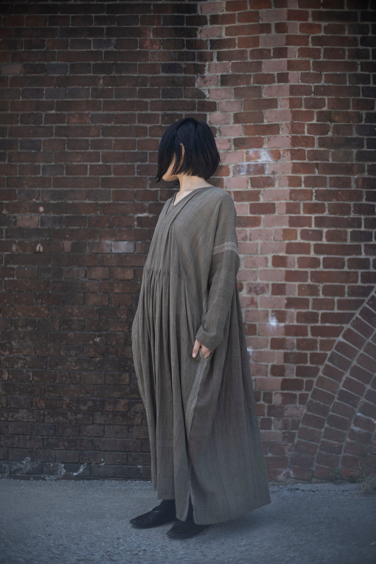 野原  Over lap dress  1