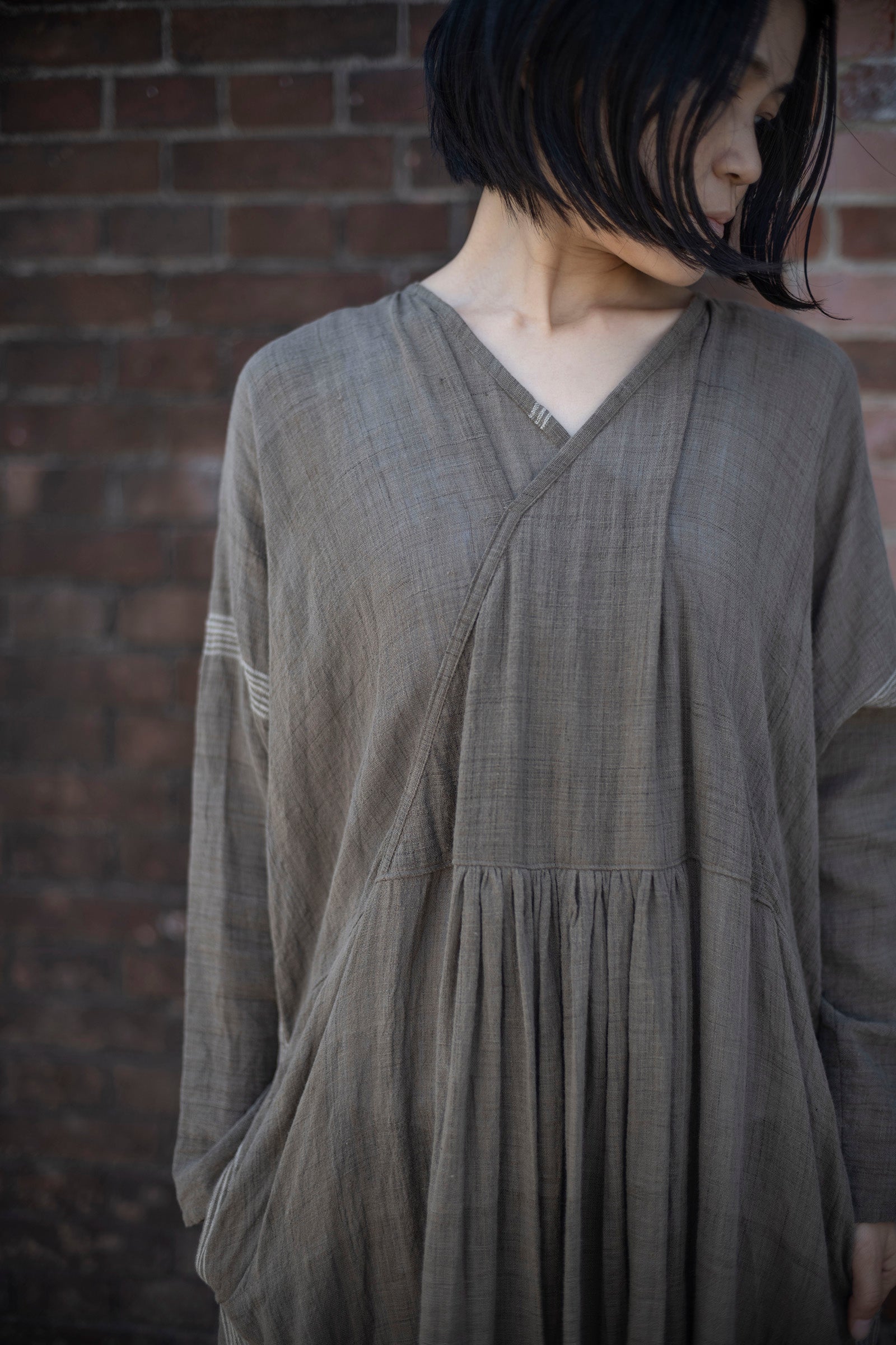 野原  Over lap dress  1