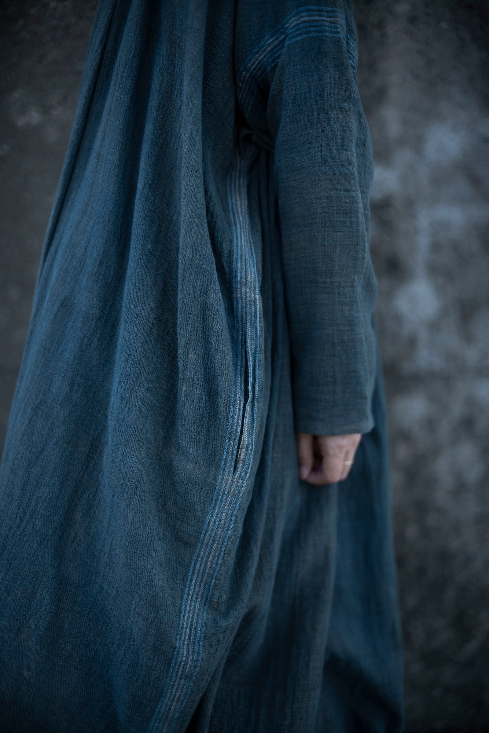 野原   Neck gathered dress 2