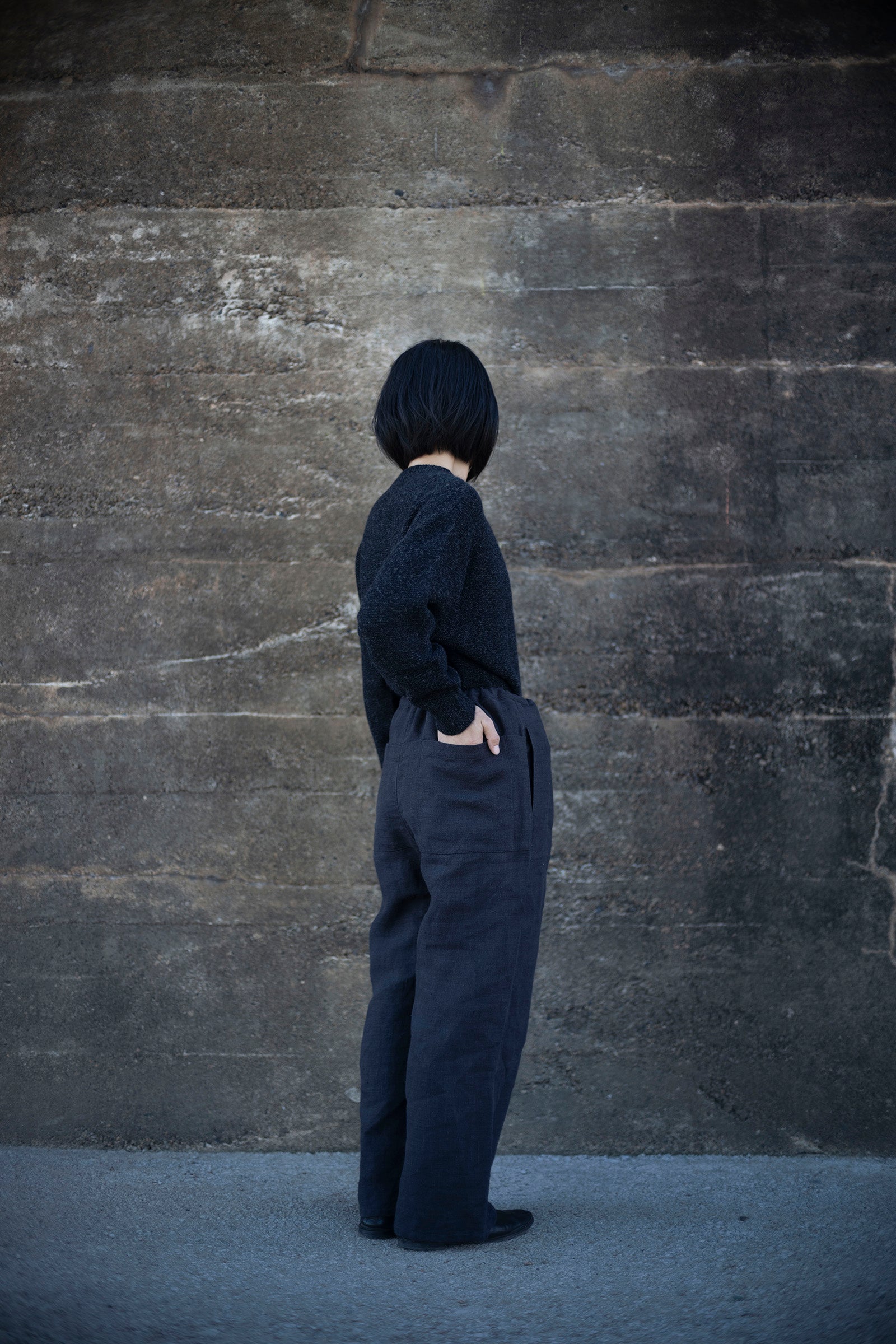 野原  back pocket pants