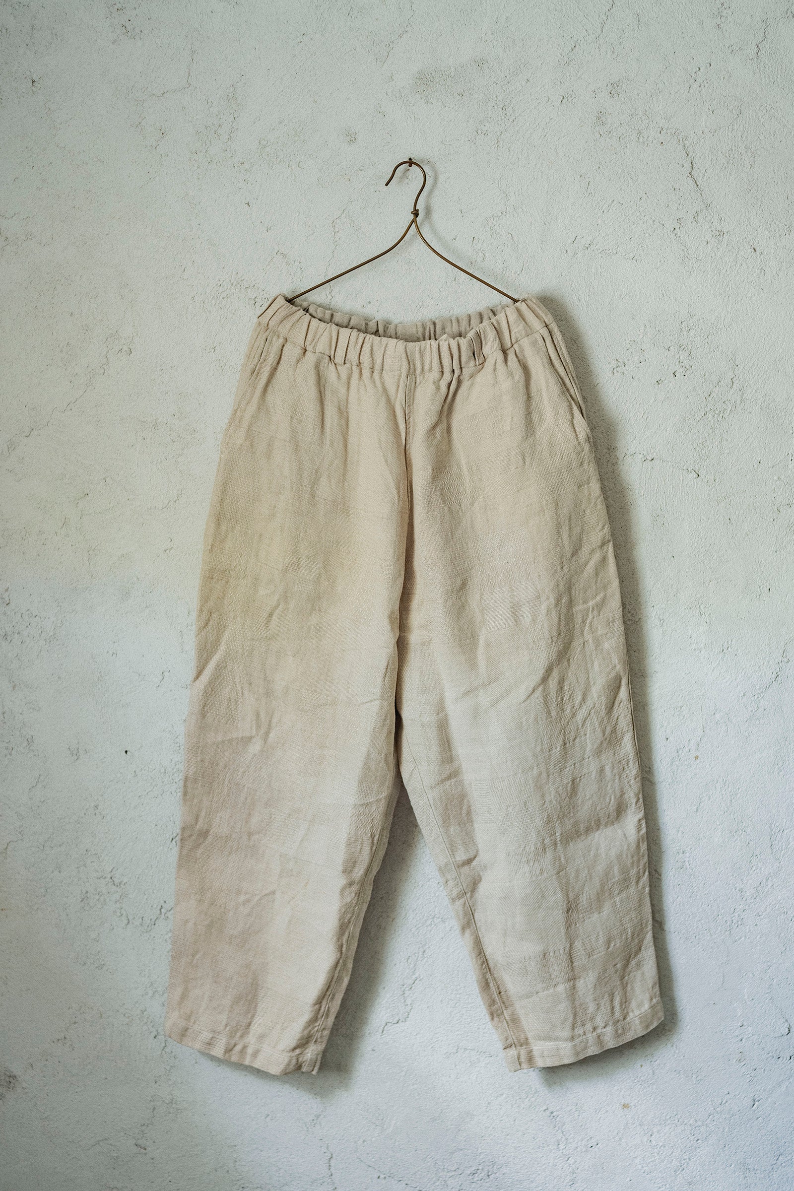 MITTAN PT-150 亜麻大麻ジャカードパンツ
