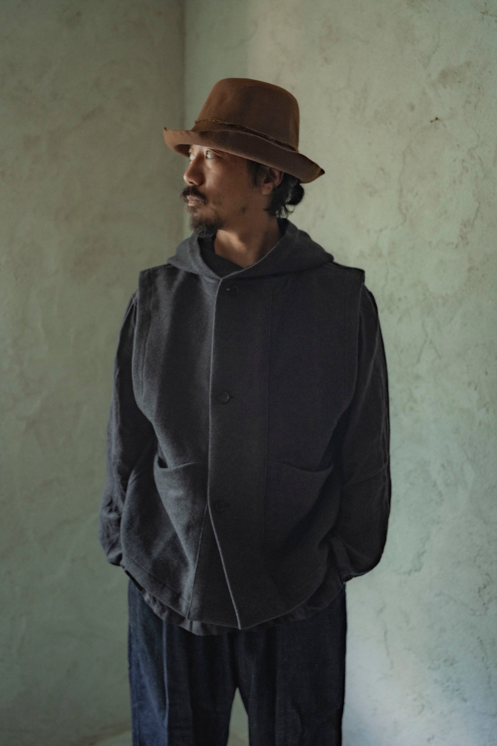 MITTAN JK-61 Wool Alpaca Boa Jacket