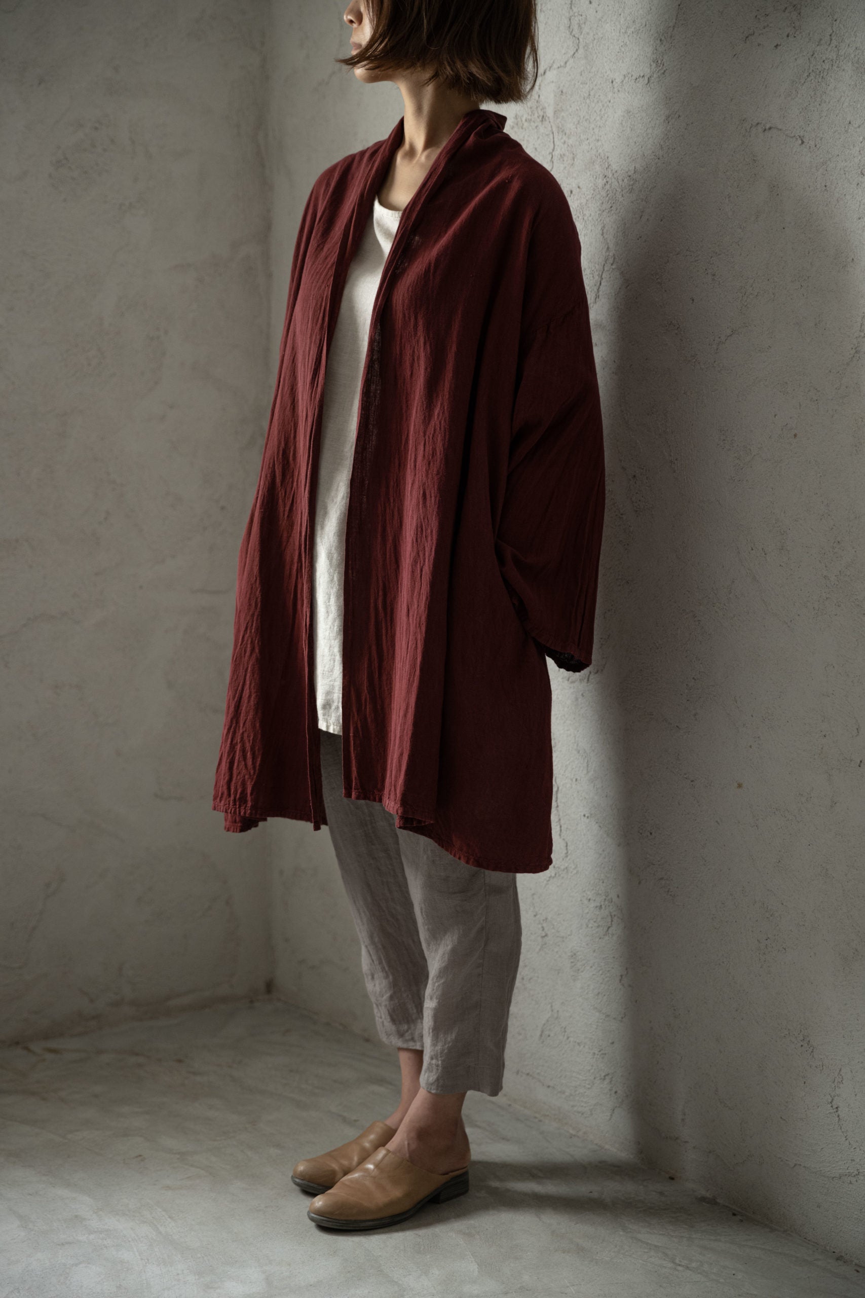 COSMIC WONDER Hand-woven cotton Nora Haori