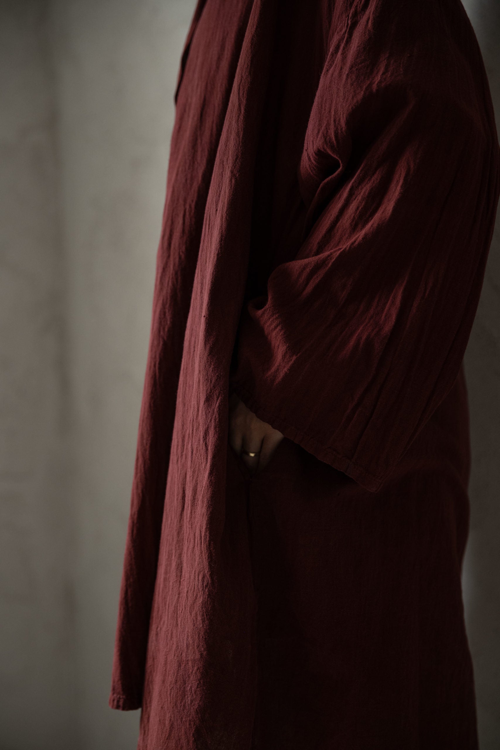 COSMIC WONDER Hand-woven cotton Nora Haori