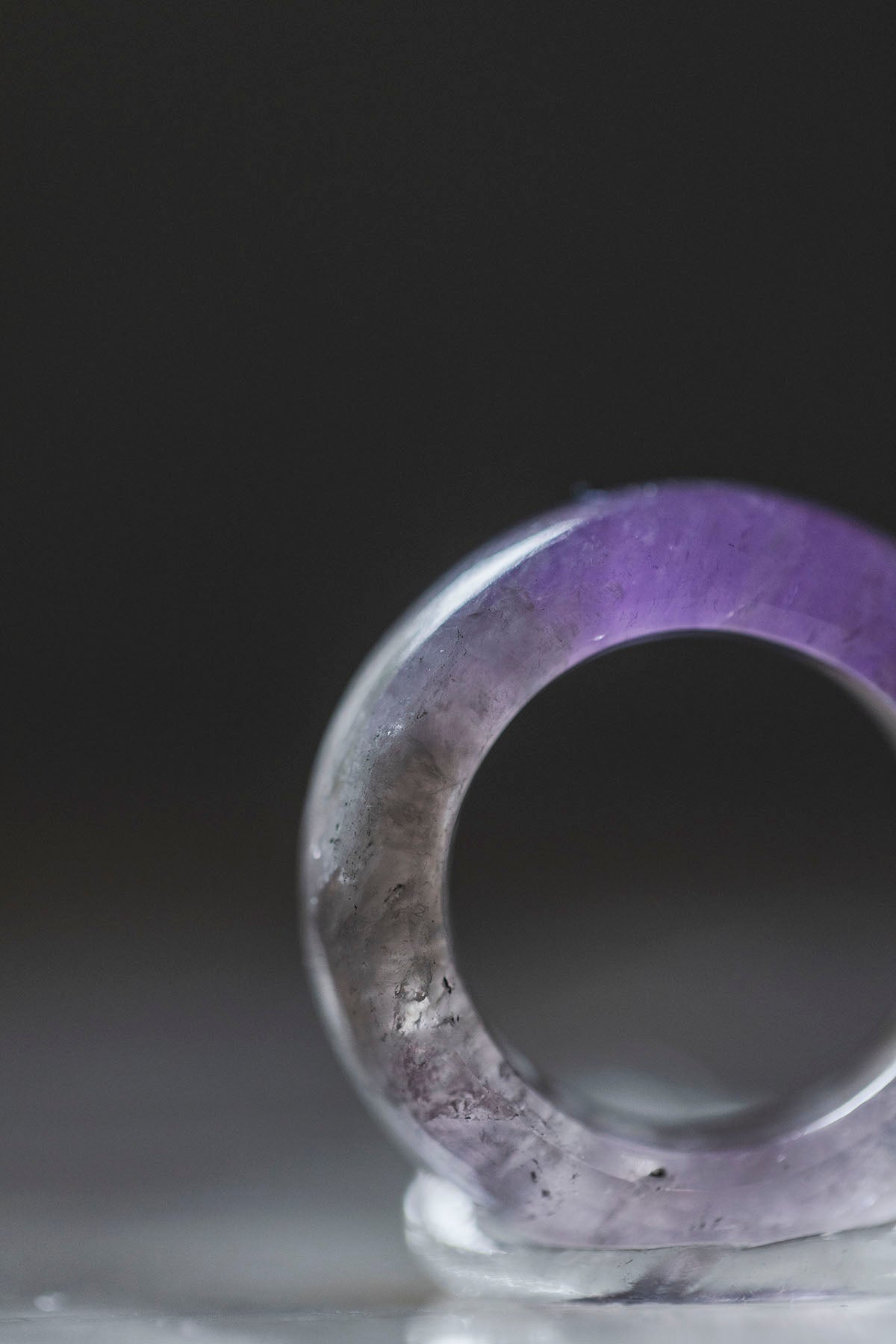 Amethyst ring (flat)