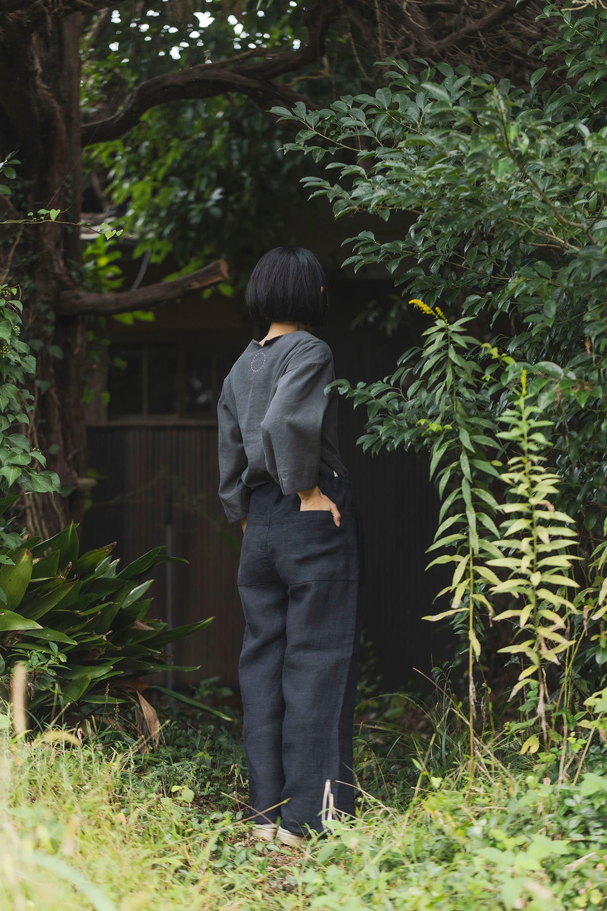 Nohara nohara-back pocket pants 63 old cloth